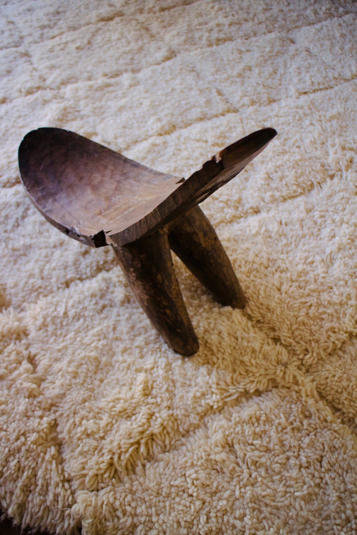 Antique Lobi Seat handmade in Burkina Faso • 02