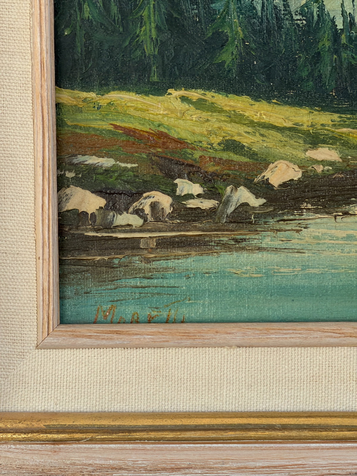 Alpine Landscape with Chalets