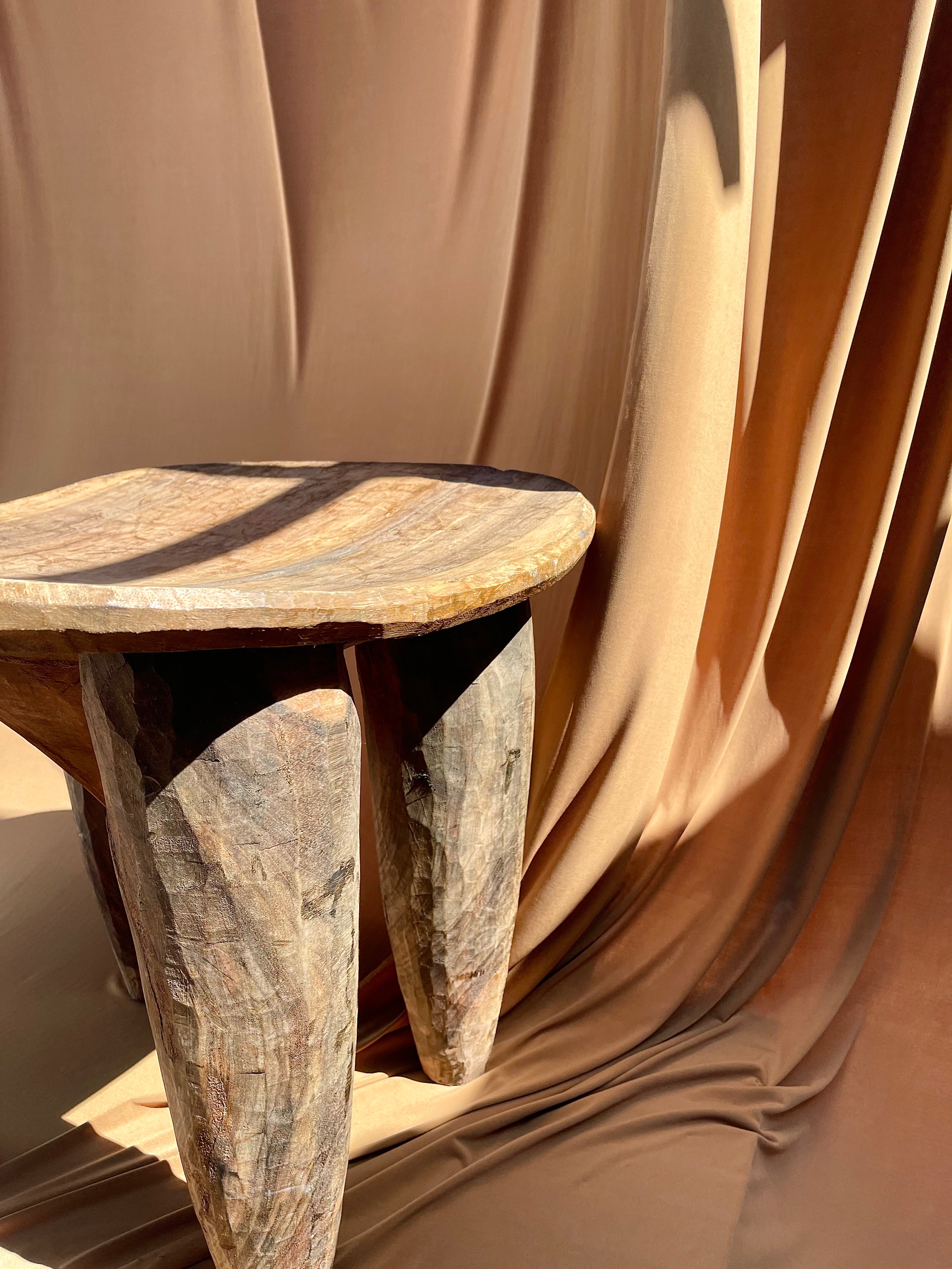 Large Vintage Senufo Stool/End Table from the Ivory Coast⁠⁠ • 01