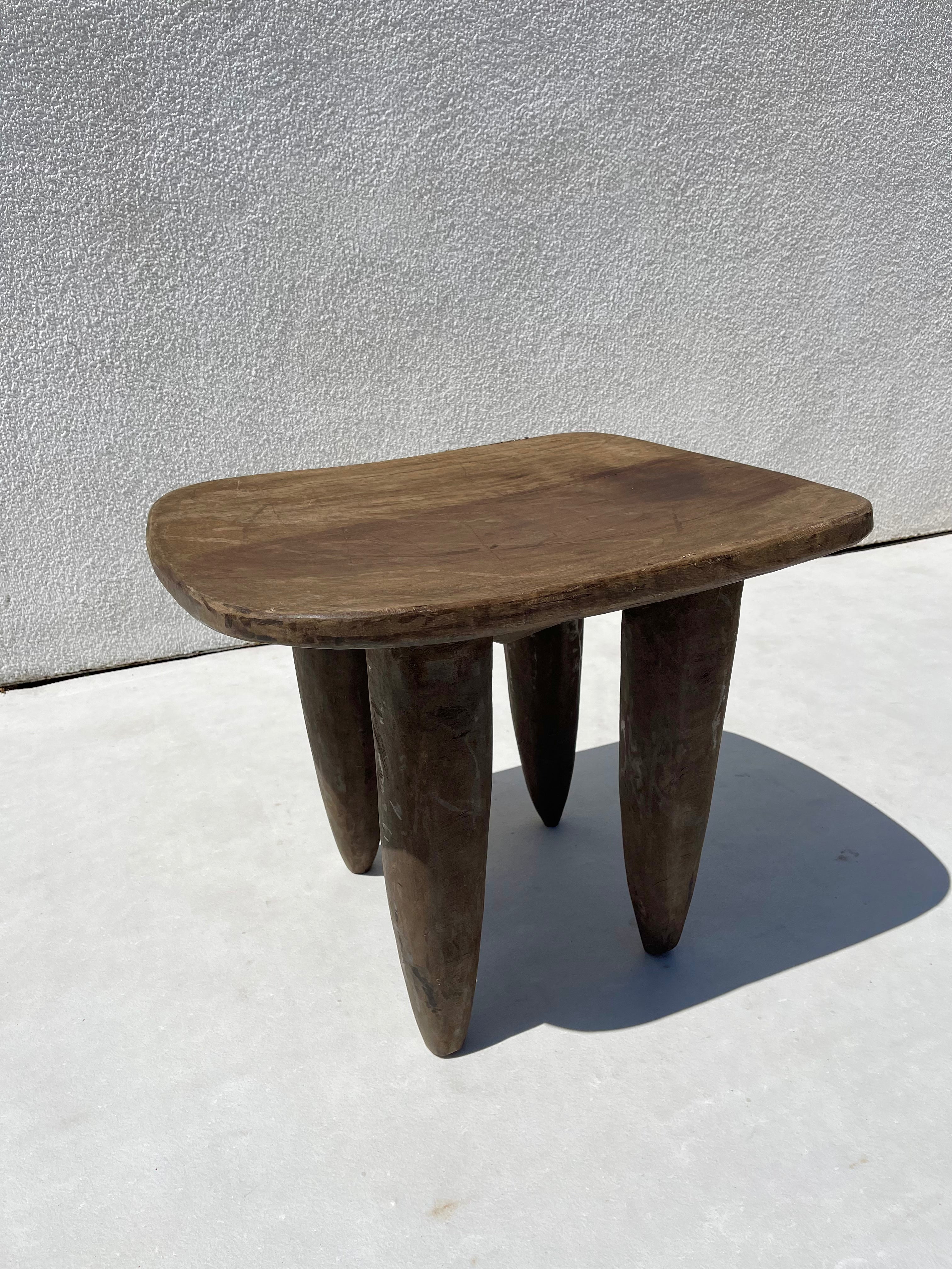 Large Vintage Senufo Stool/End Table from the Ivory Coast⁠⁠