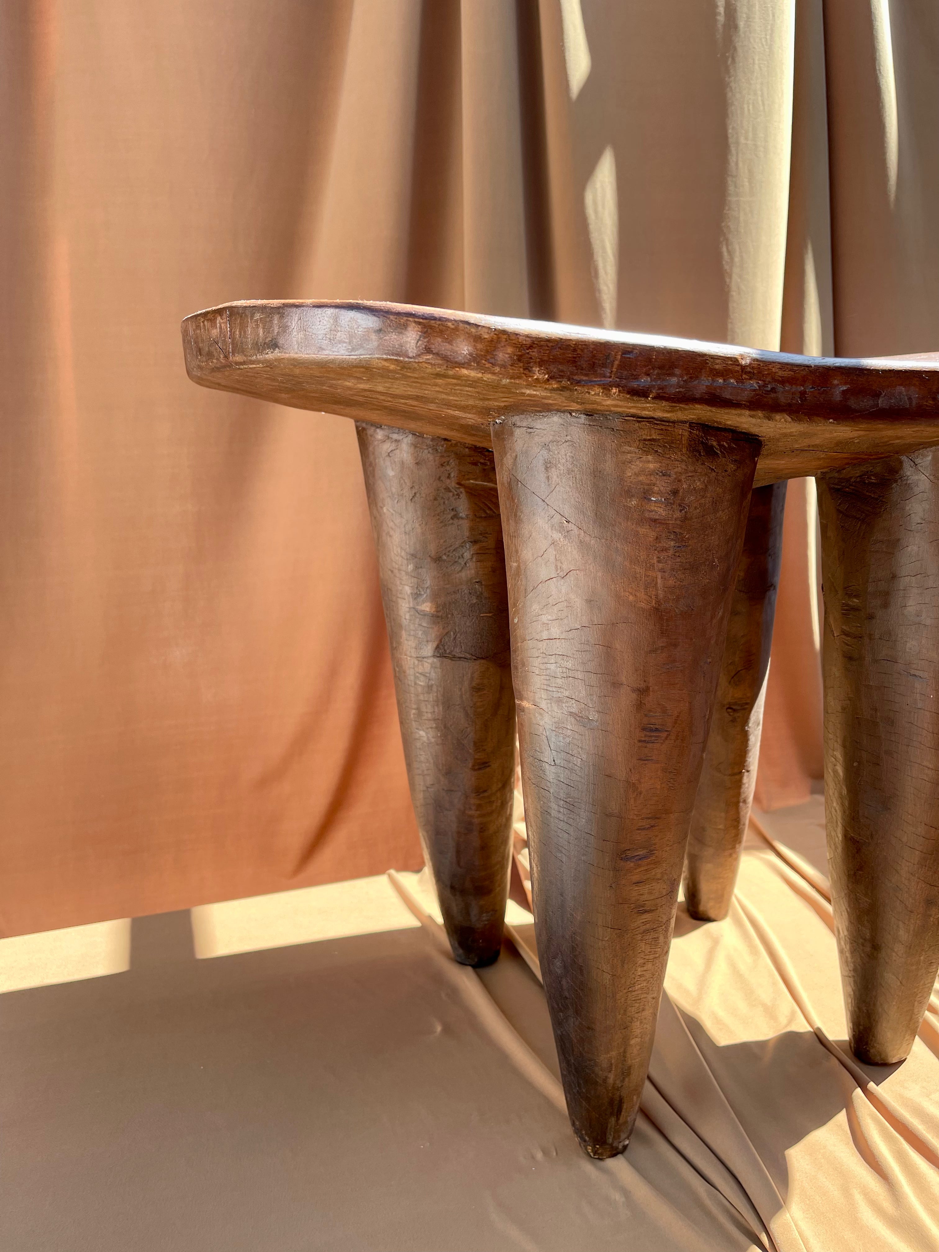 Large Vintage Senufo Stool/End Table from the Ivory Coast⁠⁠ • 05
