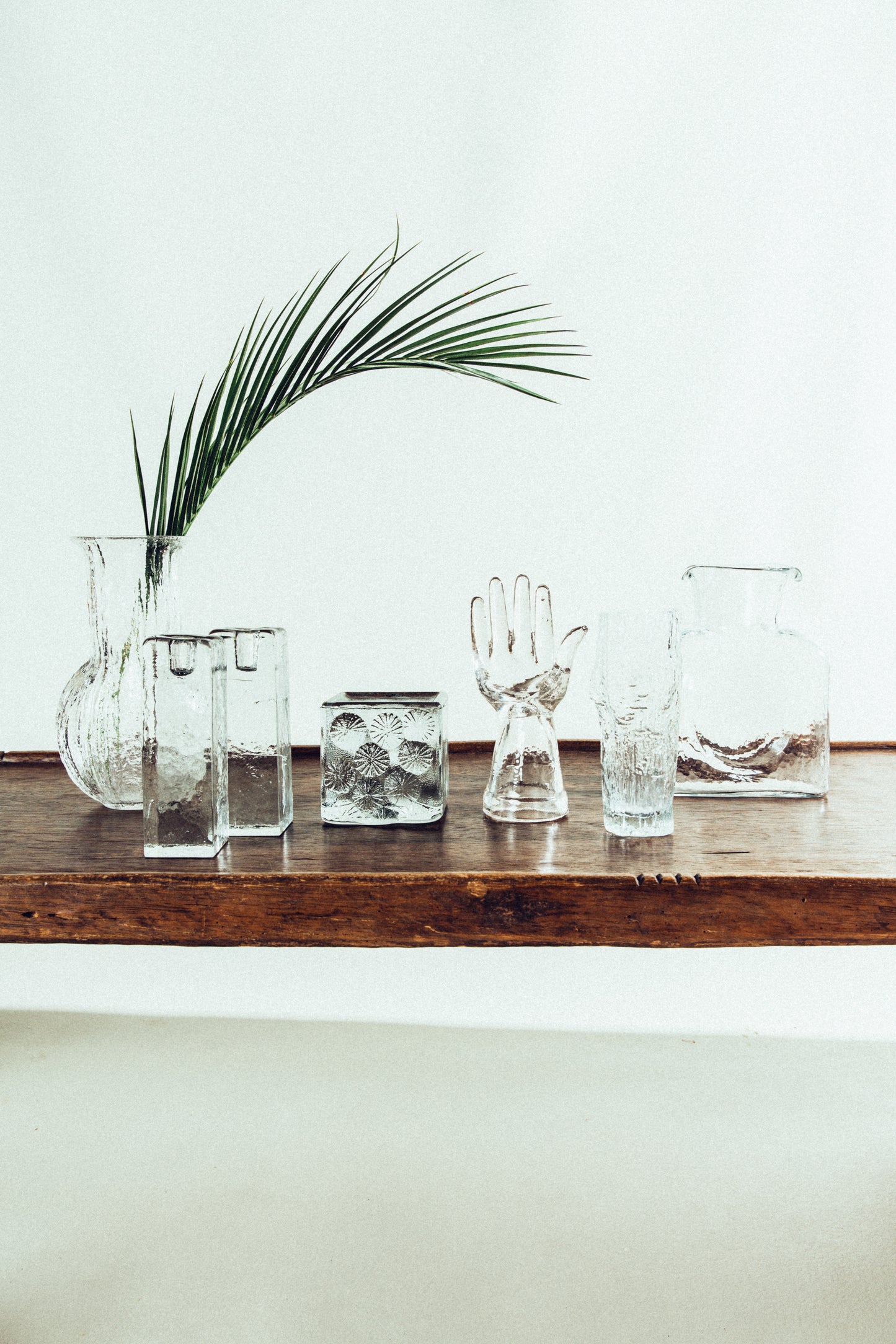 Blenko Sculptural Glass Cube • Vintage