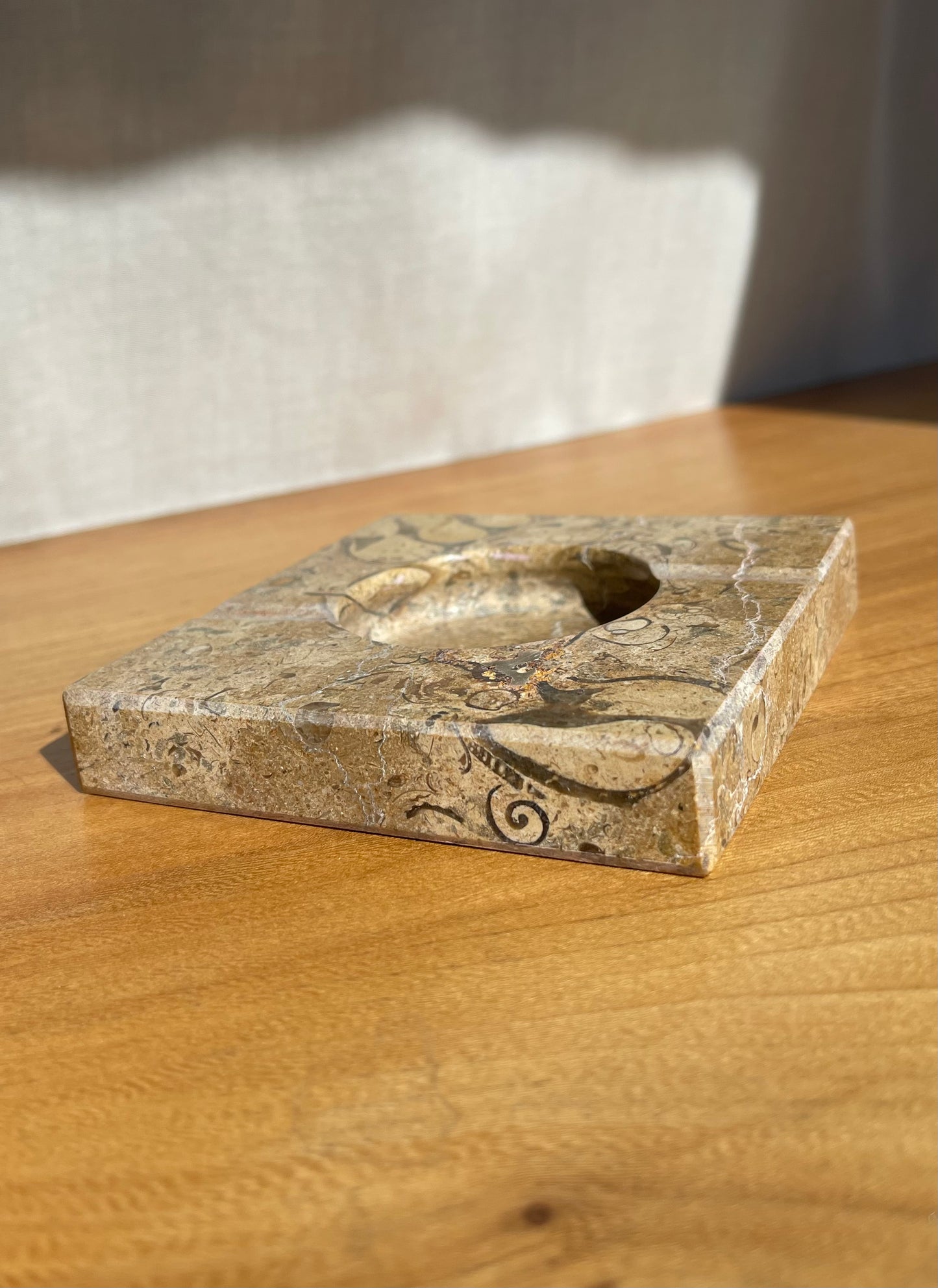 Sand Marble Ashtray • Vintage