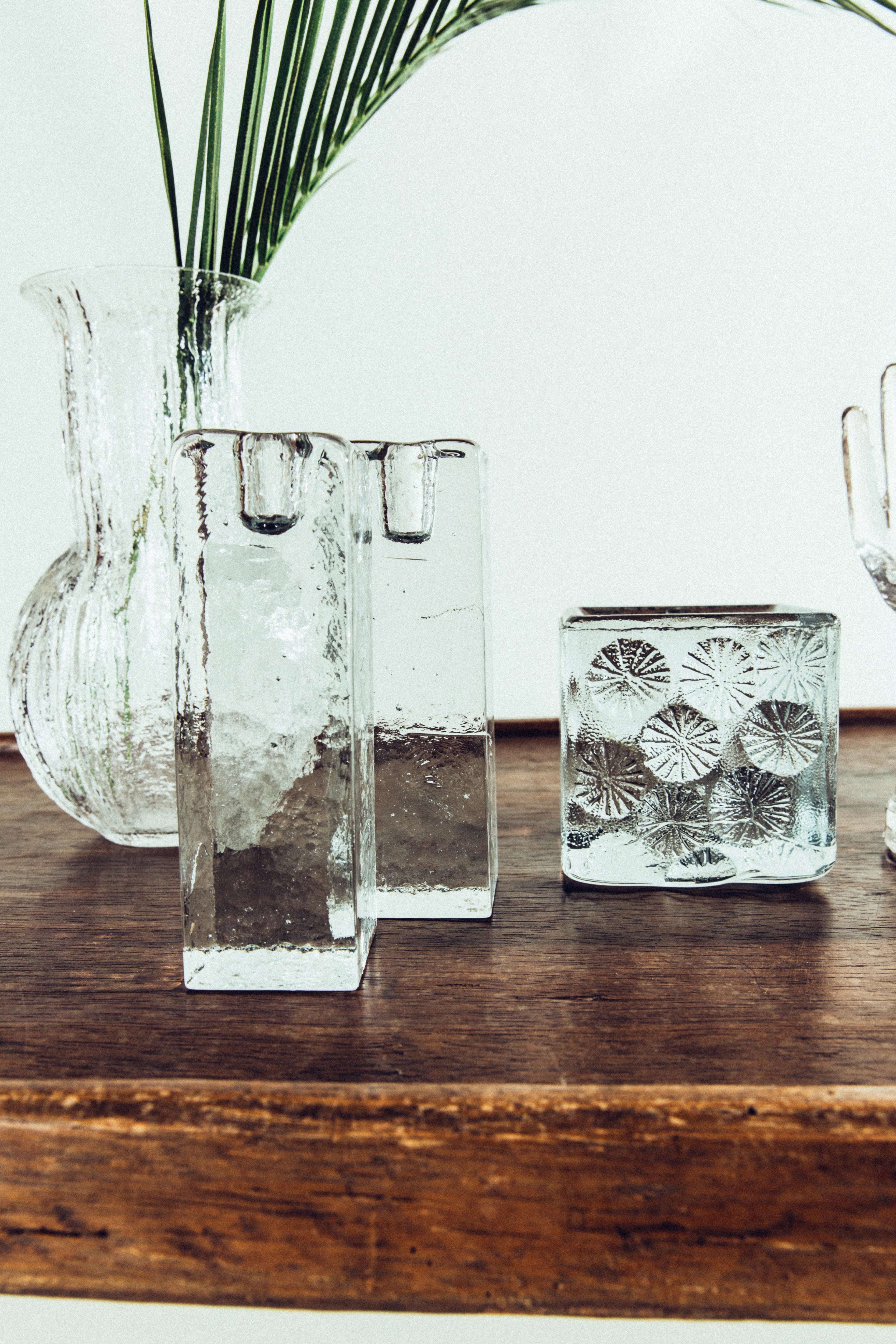 Blenko Glass Candle Holders • 2 Available • Vintage