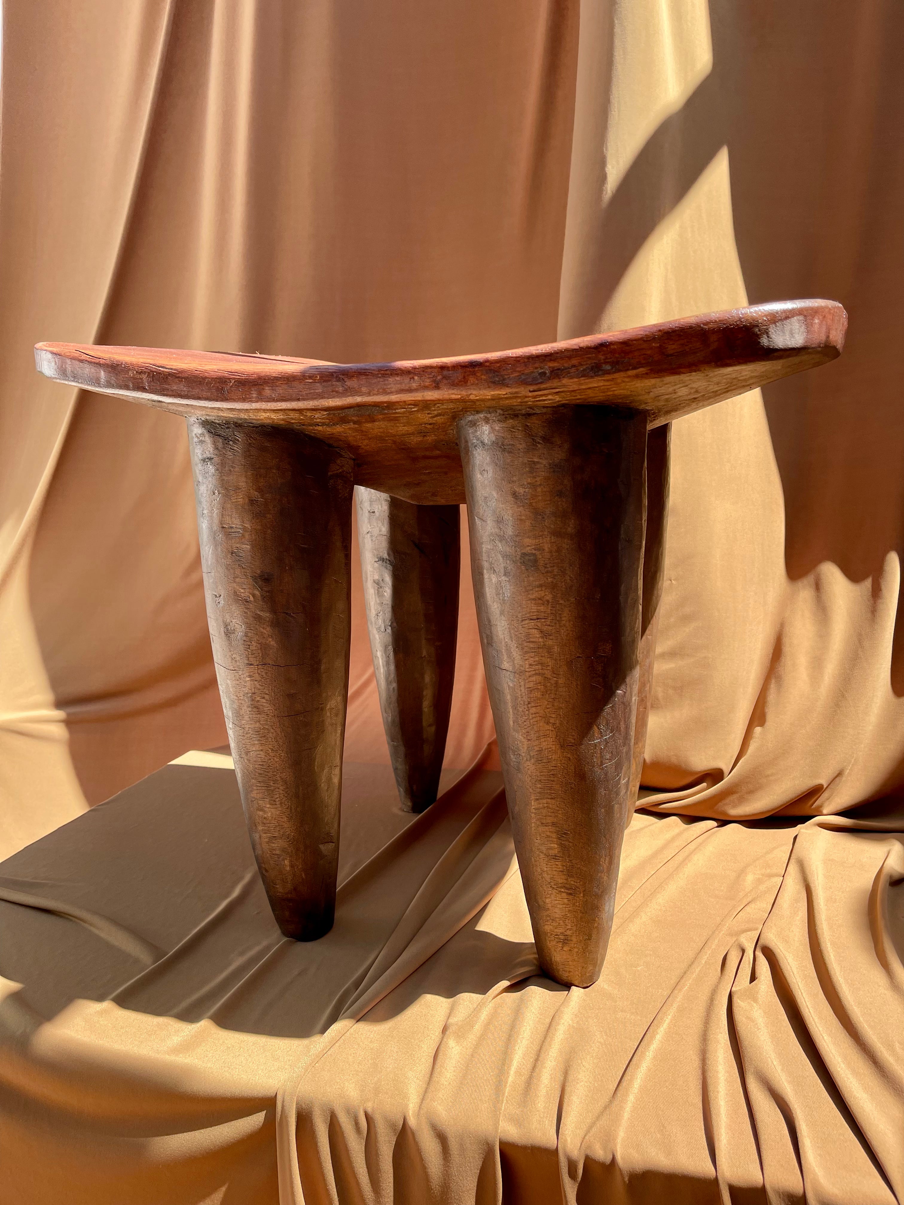 Large Vintage Senufo Stool/End Table from the Ivory Coast⁠⁠ • 04