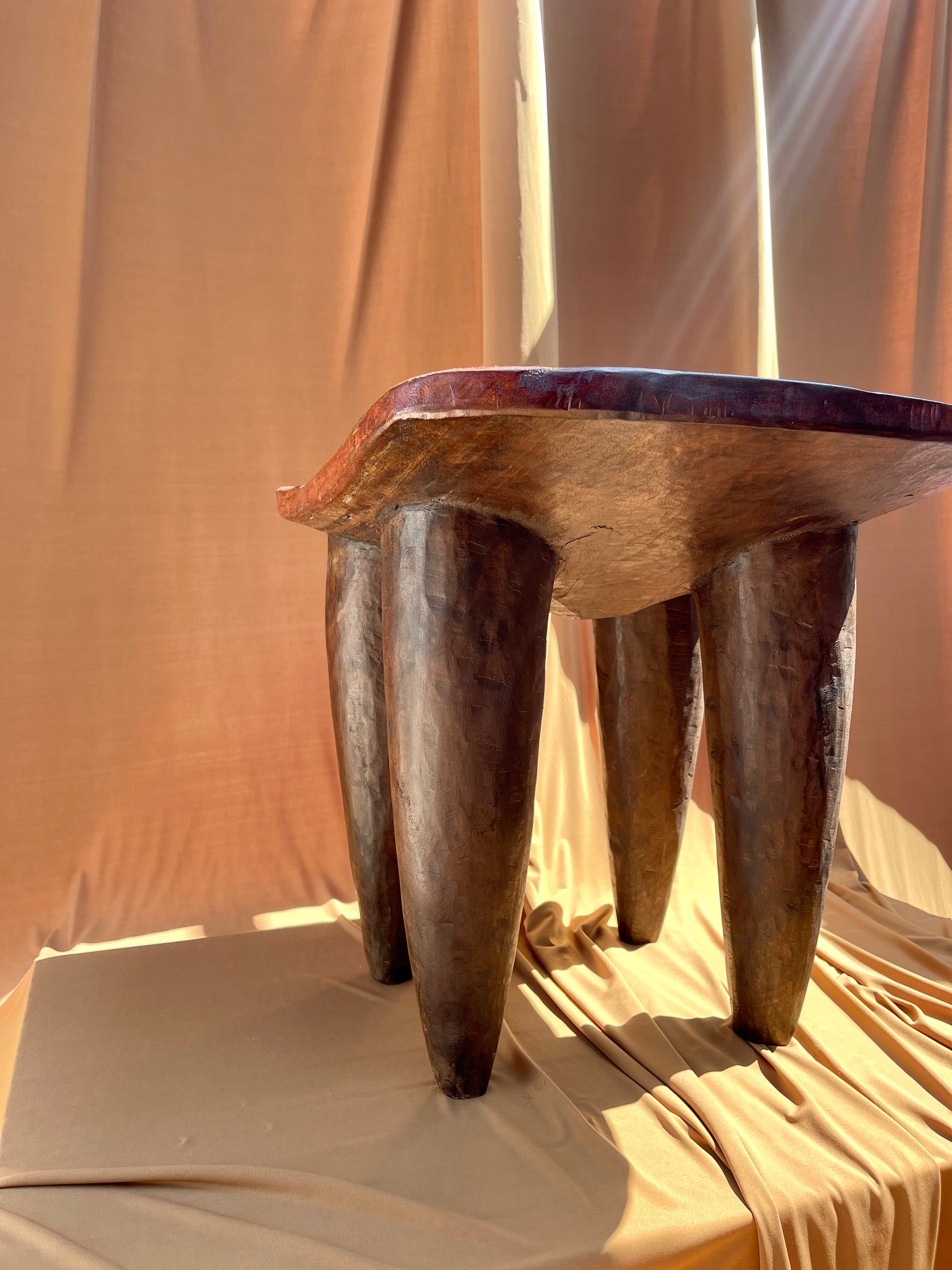 Large Vintage Senufo Stool/End Table from the Ivory Coast⁠⁠ • 04