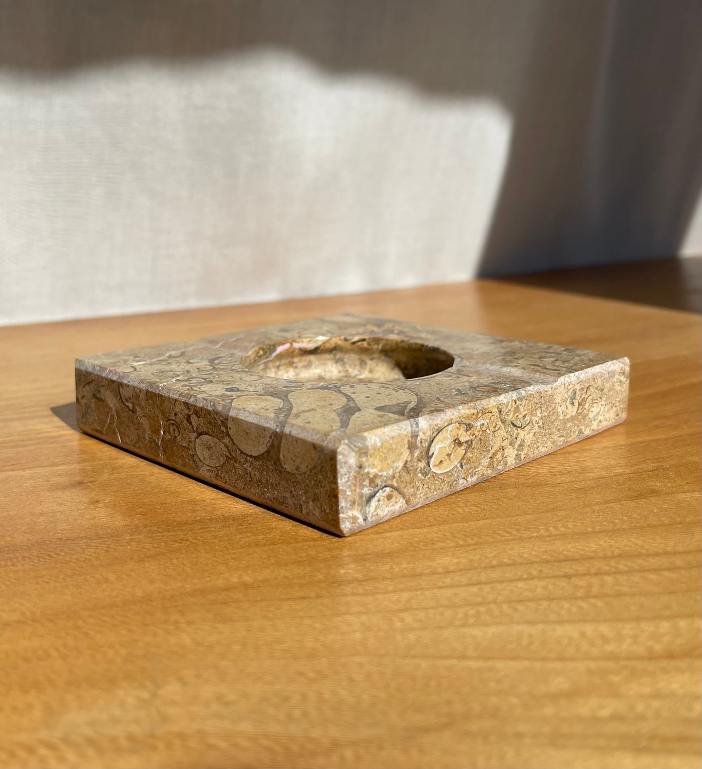 Sand Marble Ashtray • Vintage