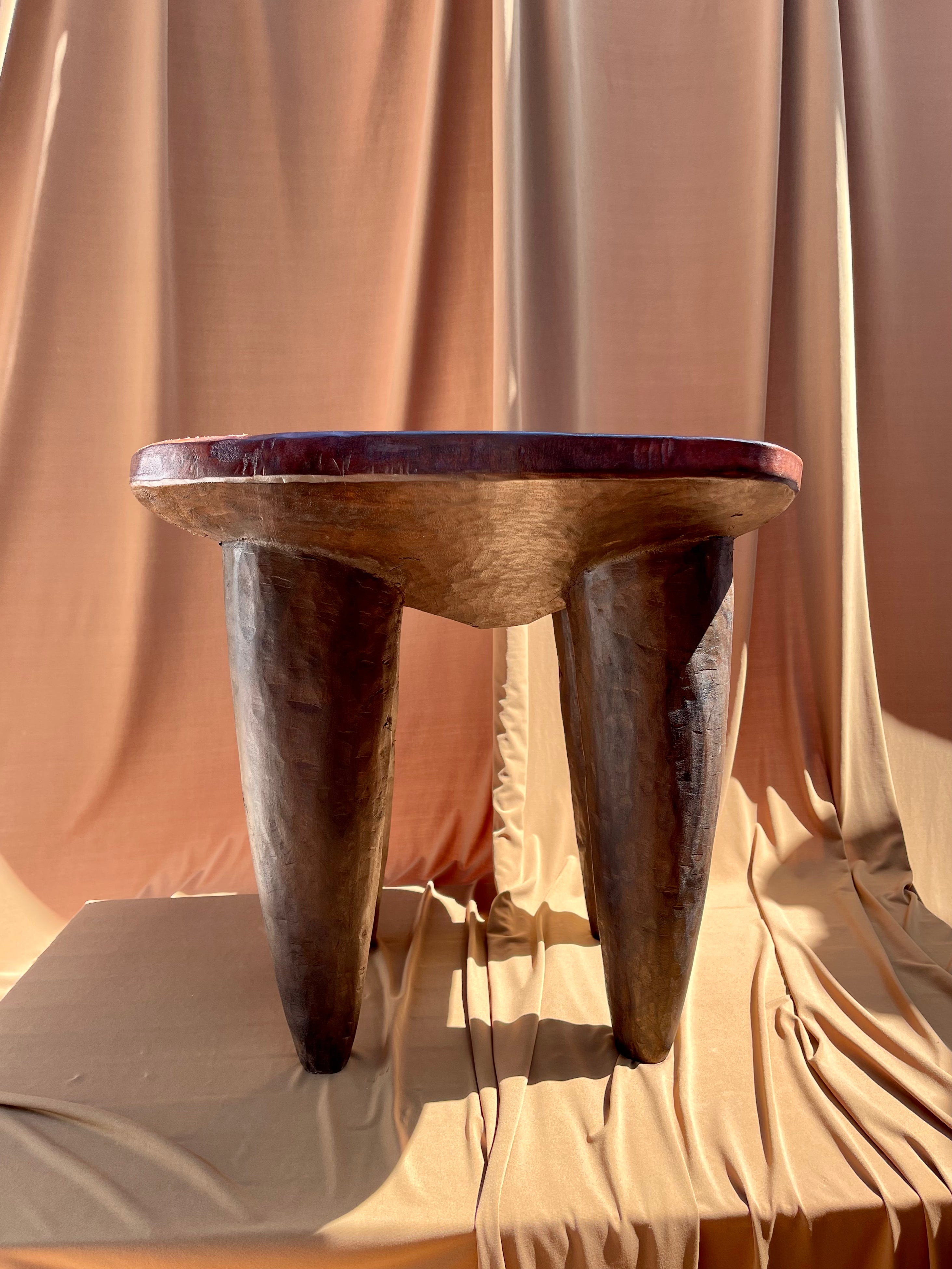 Large Vintage Senufo Stool/End Table from the Ivory Coast⁠⁠ • 04