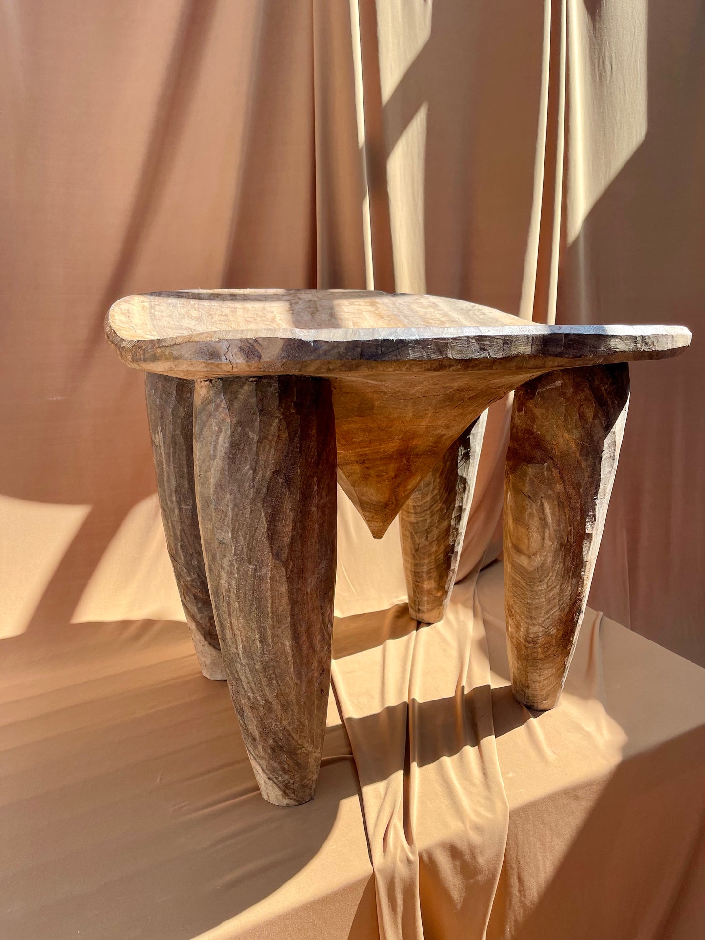 Large Vintage Senufo Stool/End Table from the Ivory Coast⁠⁠ • 01