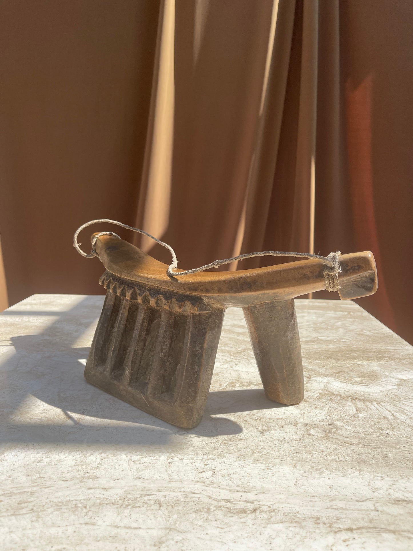 Antique Hand-carved Lobi Stool 02