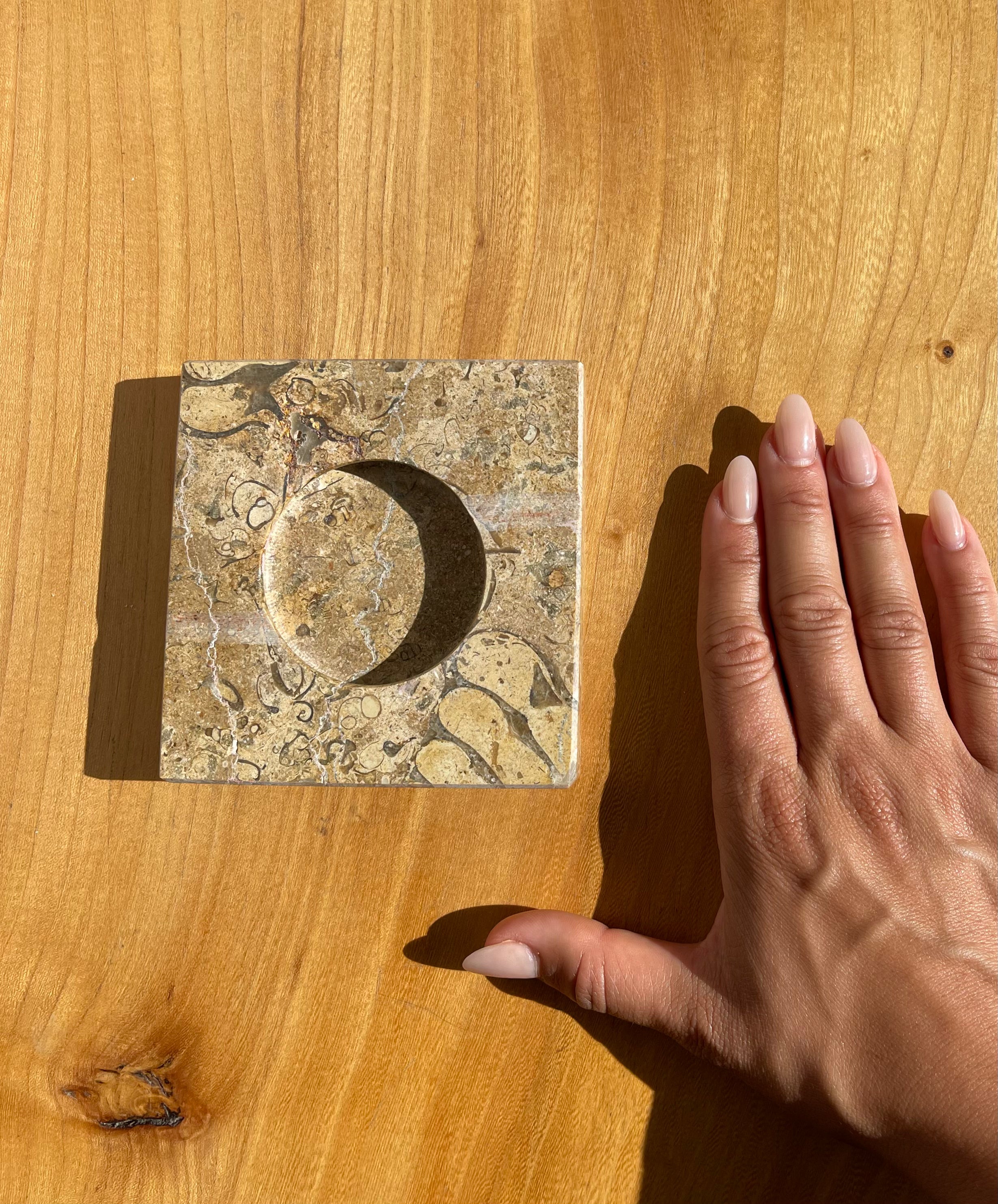 Sand Marble Ashtray • Vintage