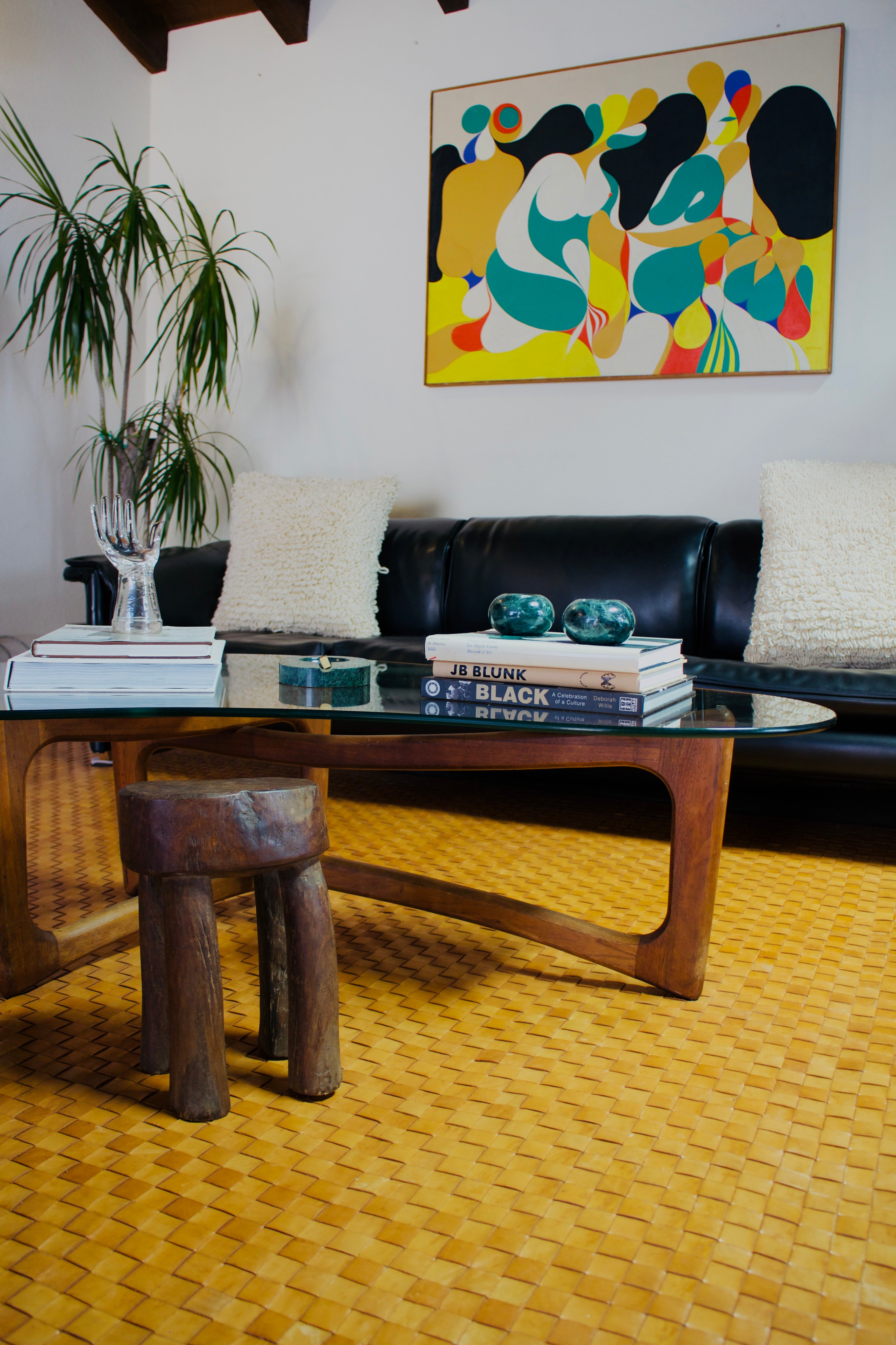 Adrian Pearsall Walnut Boomerang Coffee Table for Craft Associates, 1960s