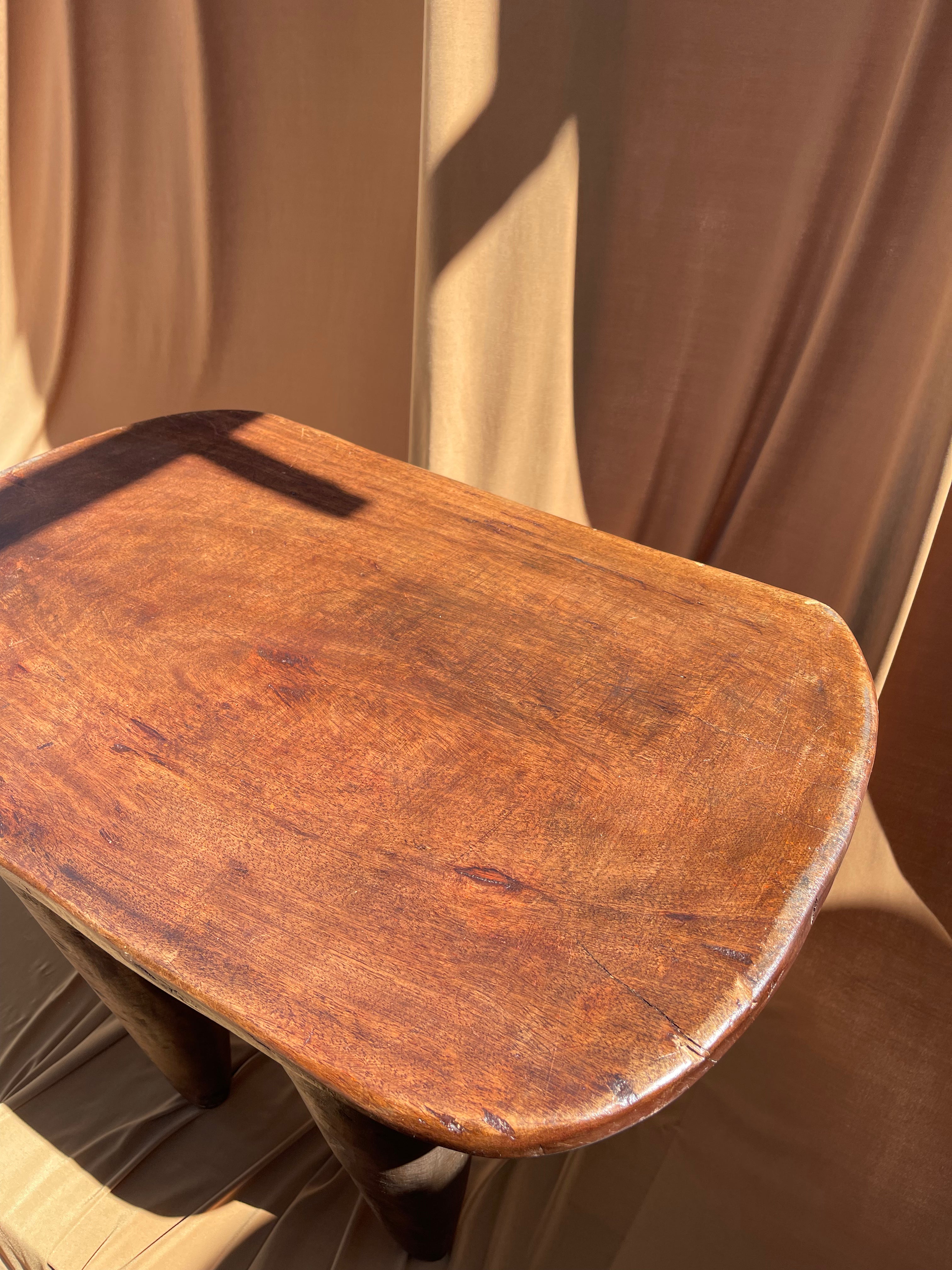 Large Vintage Senufo Stool/End Table from the Ivory Coast⁠⁠ • 05
