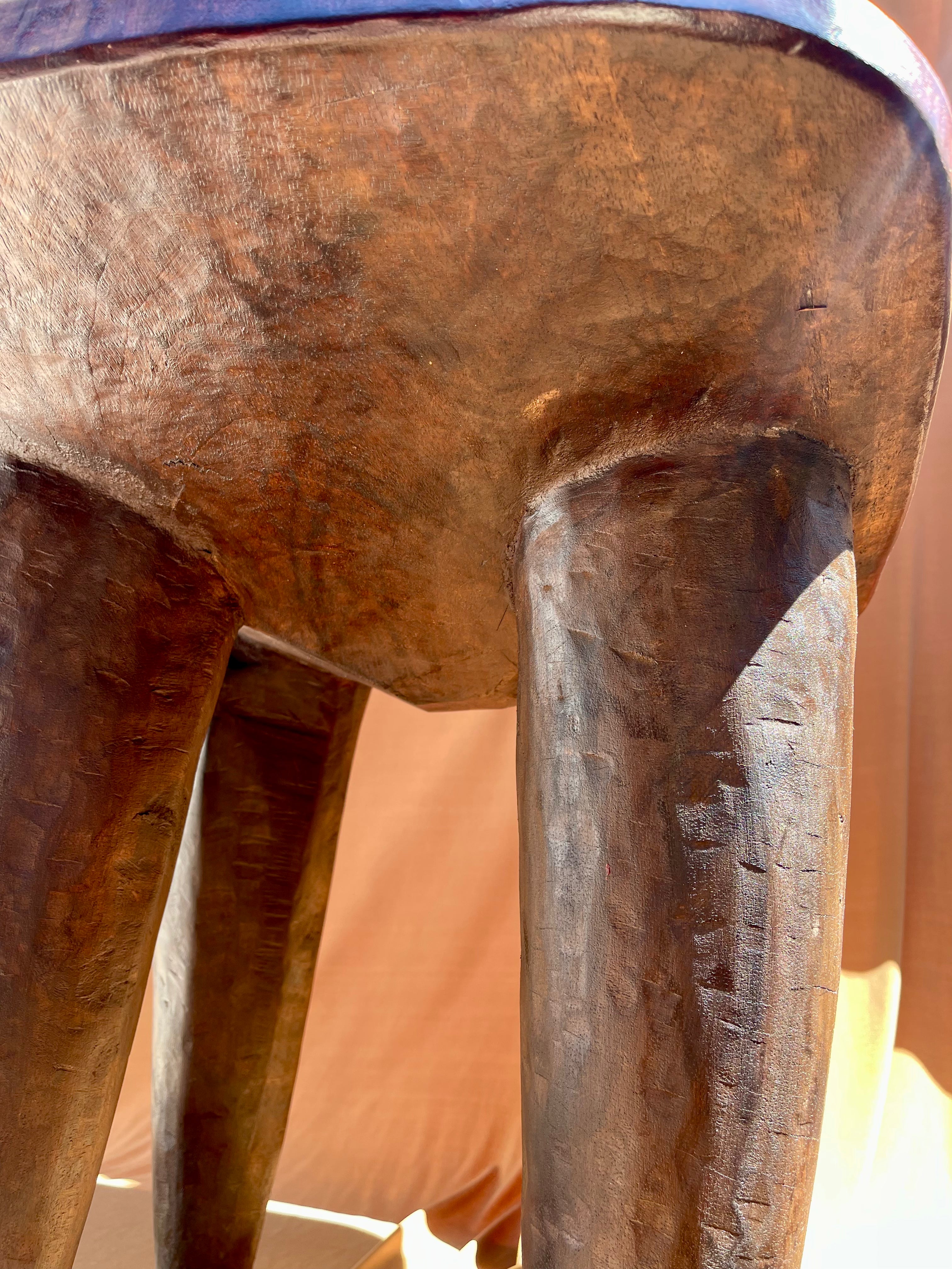 Large Vintage Senufo Stool/End Table from the Ivory Coast⁠⁠ • 04