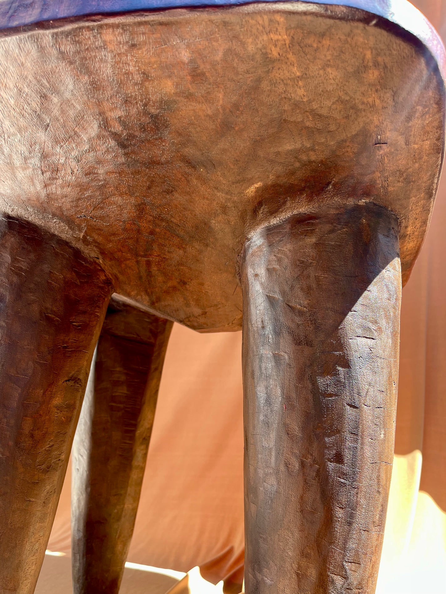 Large Vintage Senufo Stool/End Table from the Ivory Coast⁠⁠ • 04