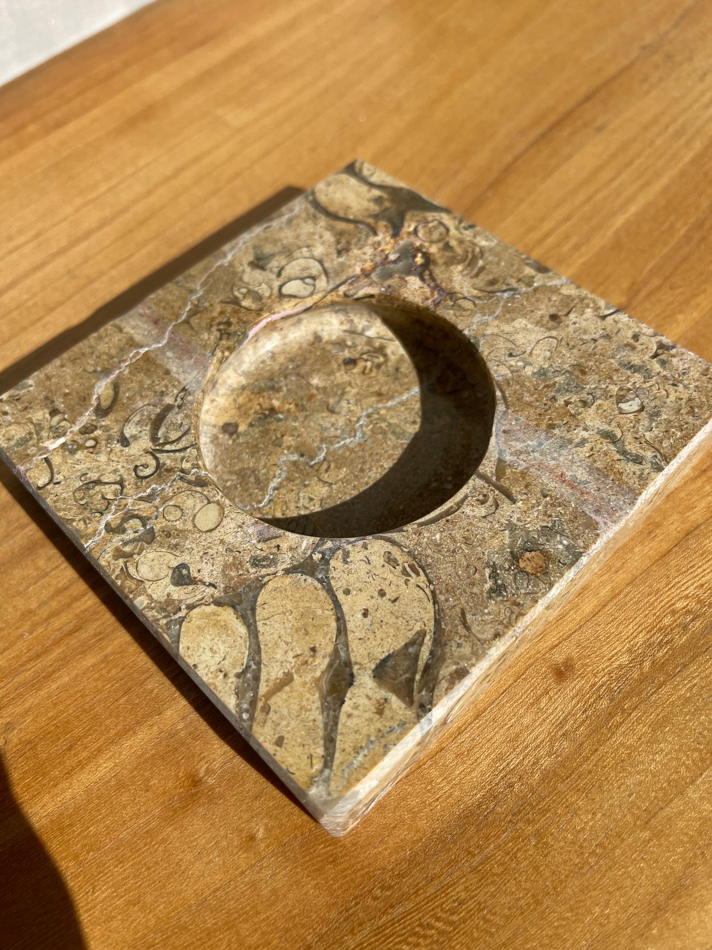 Sand Marble Ashtray • Vintage
