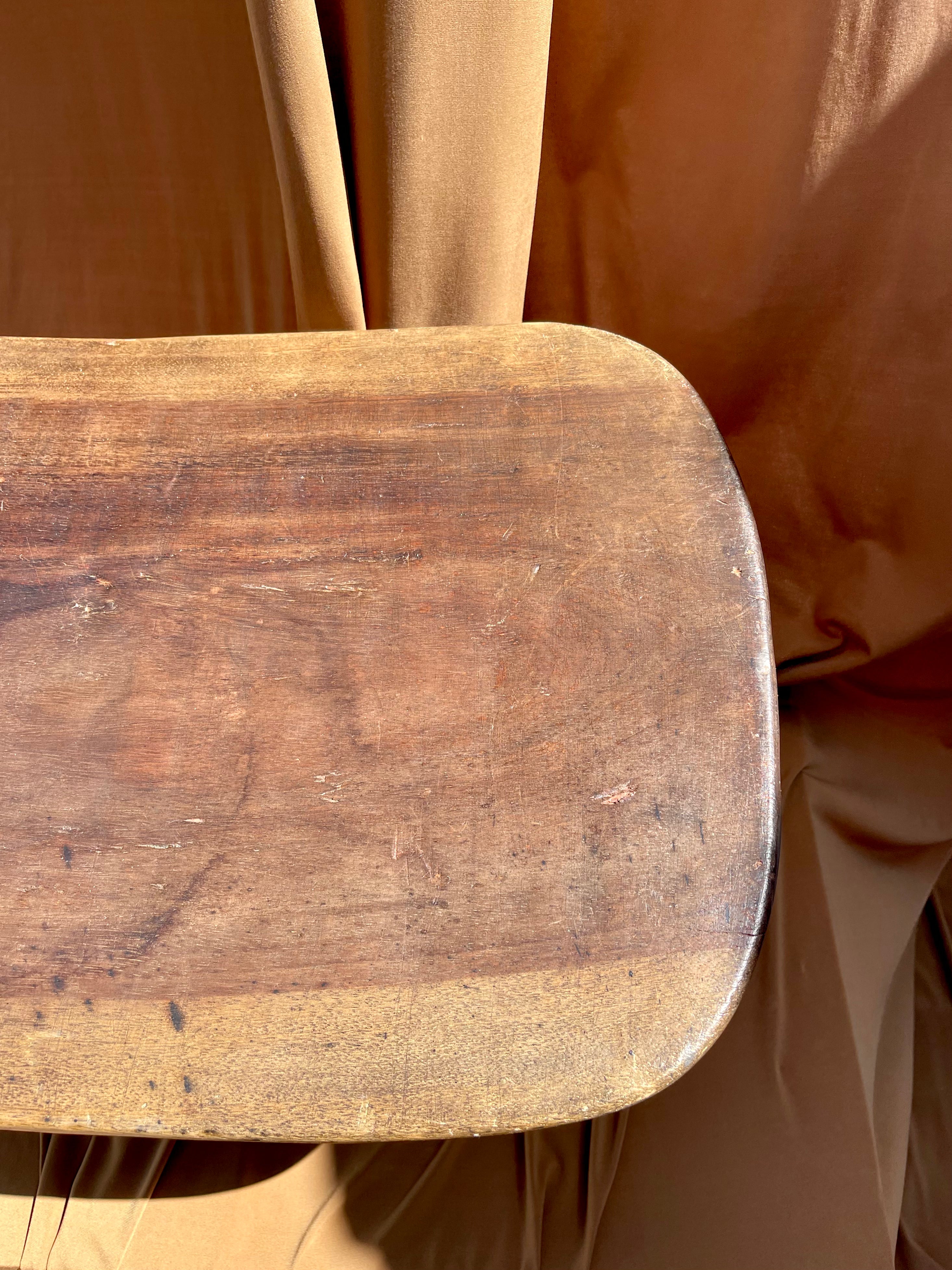 Medium to Large Vintage Senufo Stool/End Table from the Ivory Coast • 06