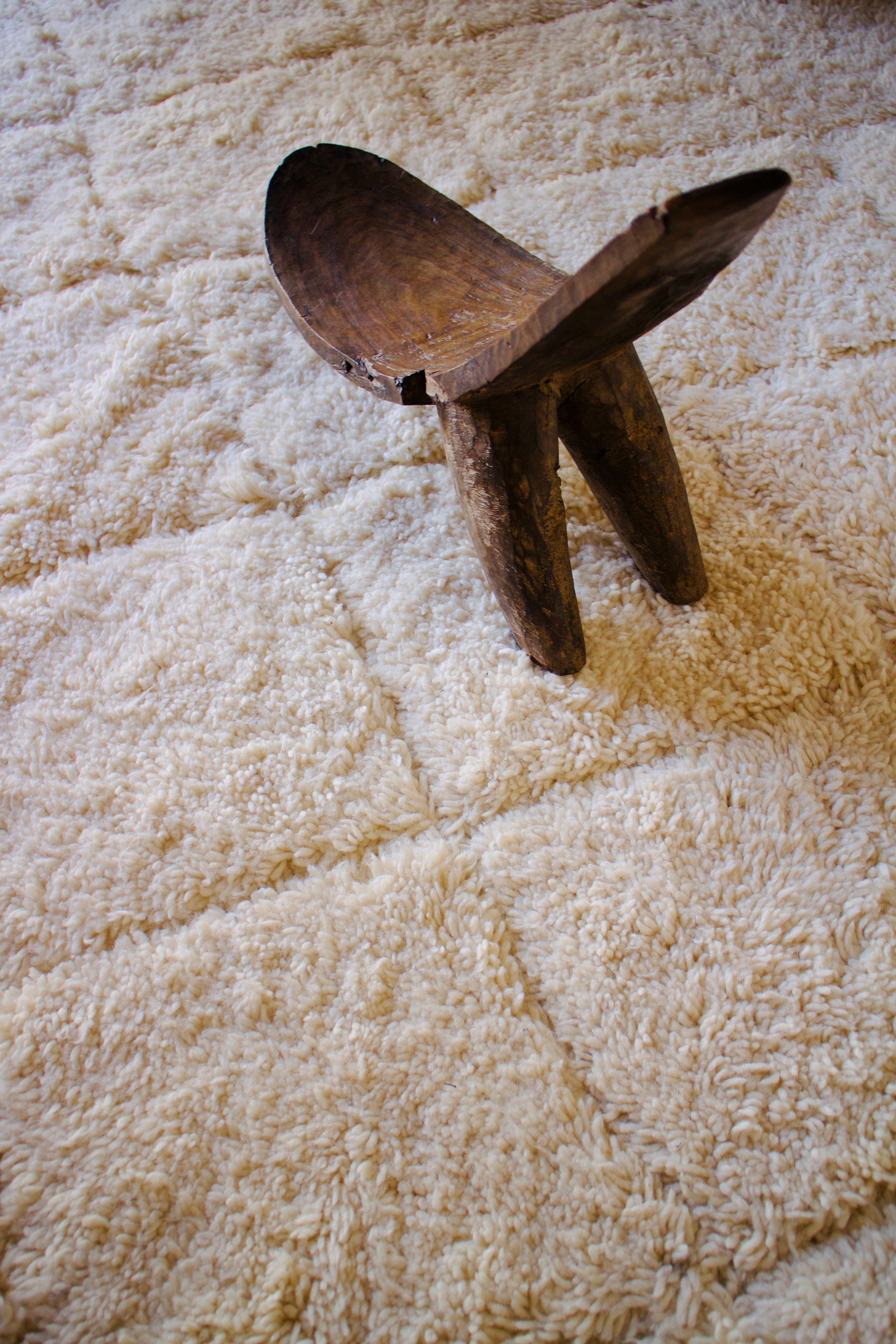 Handwoven Beni Ourain Moroccan Rug