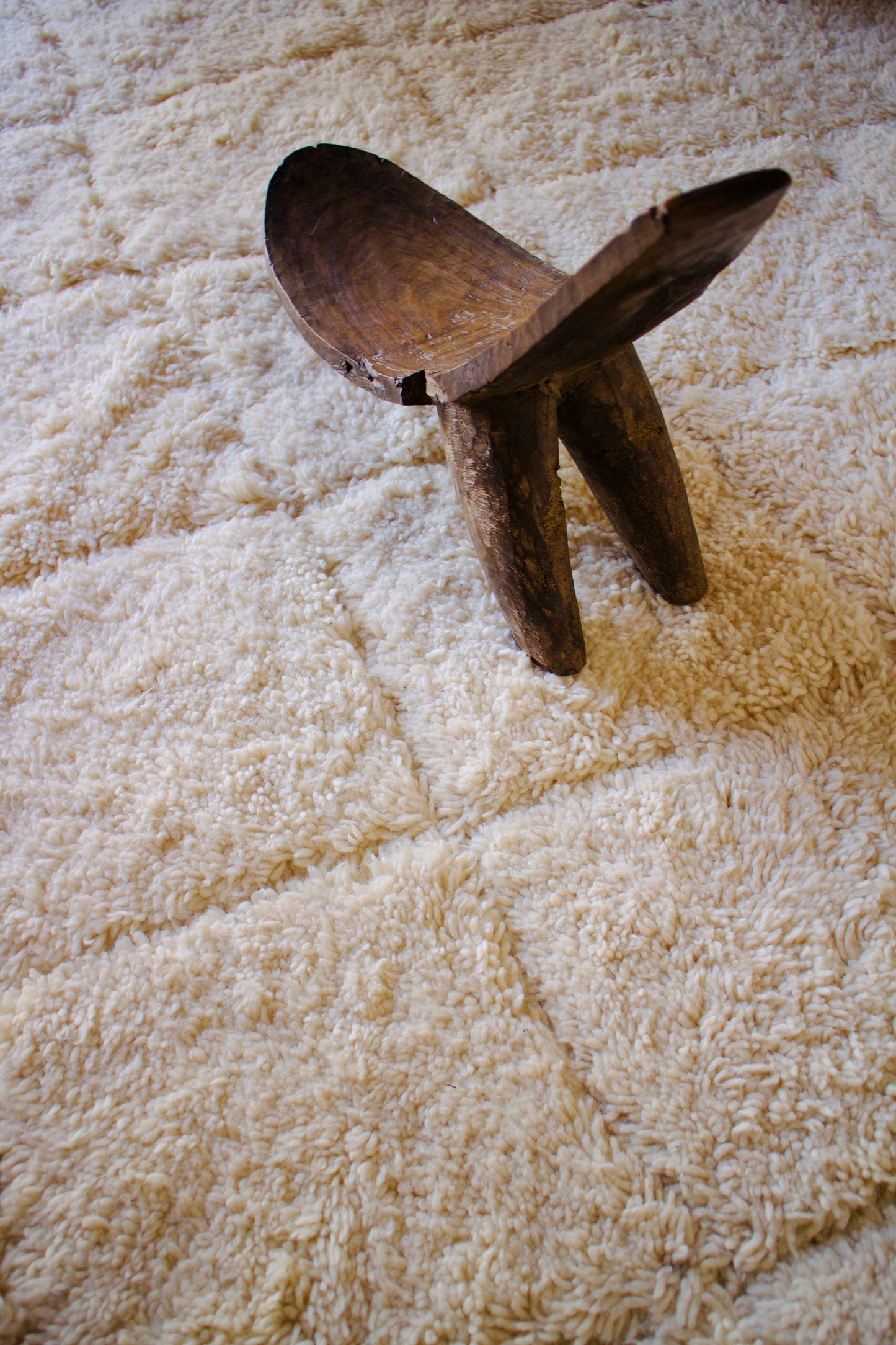 Handwoven Beni Ourain Moroccan Rug