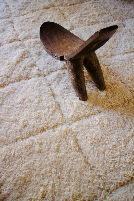 Handwoven Beni Ourain Moroccan Rug