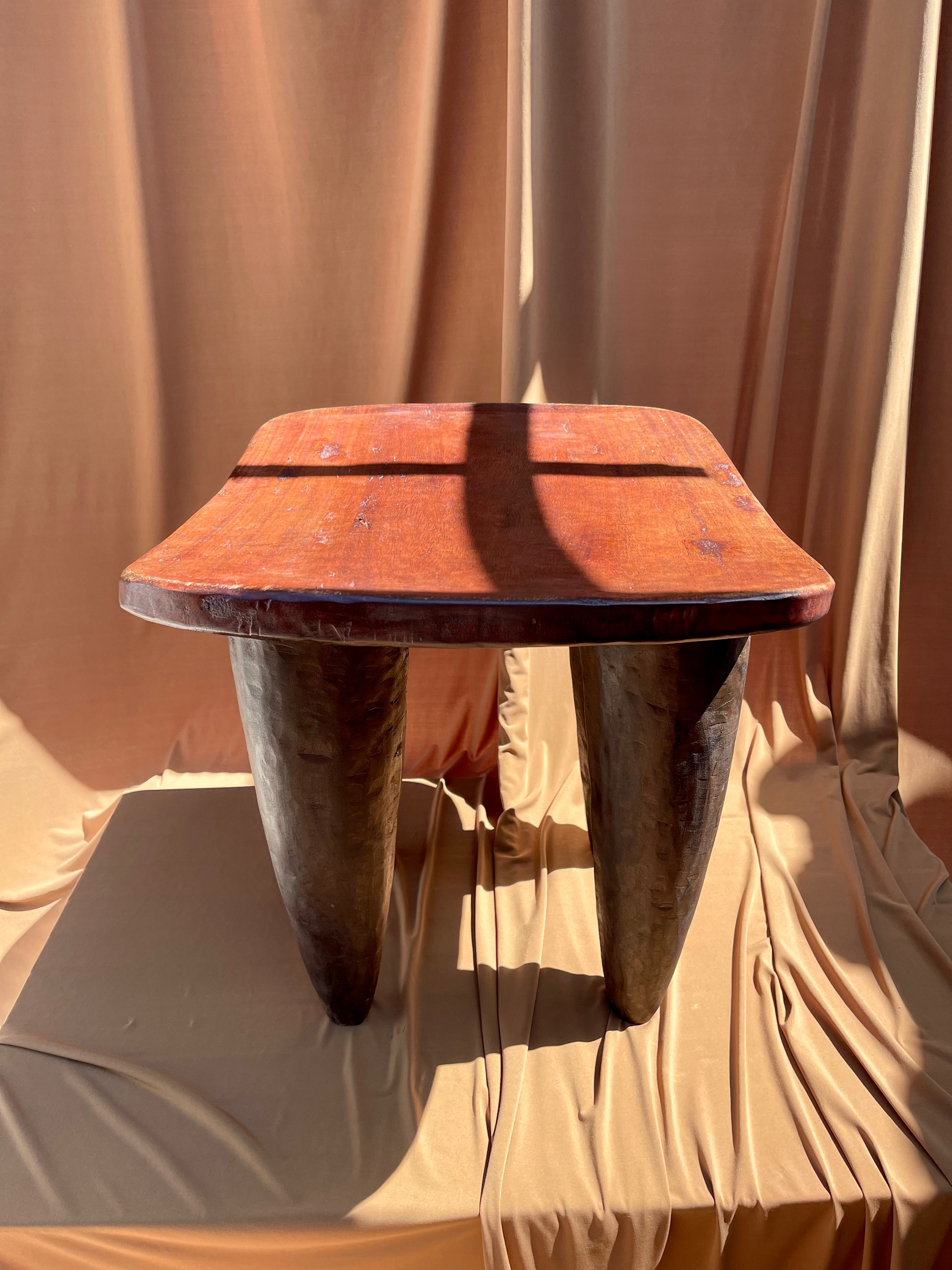 Large Vintage Senufo Stool/End Table from the Ivory Coast⁠⁠ • 04