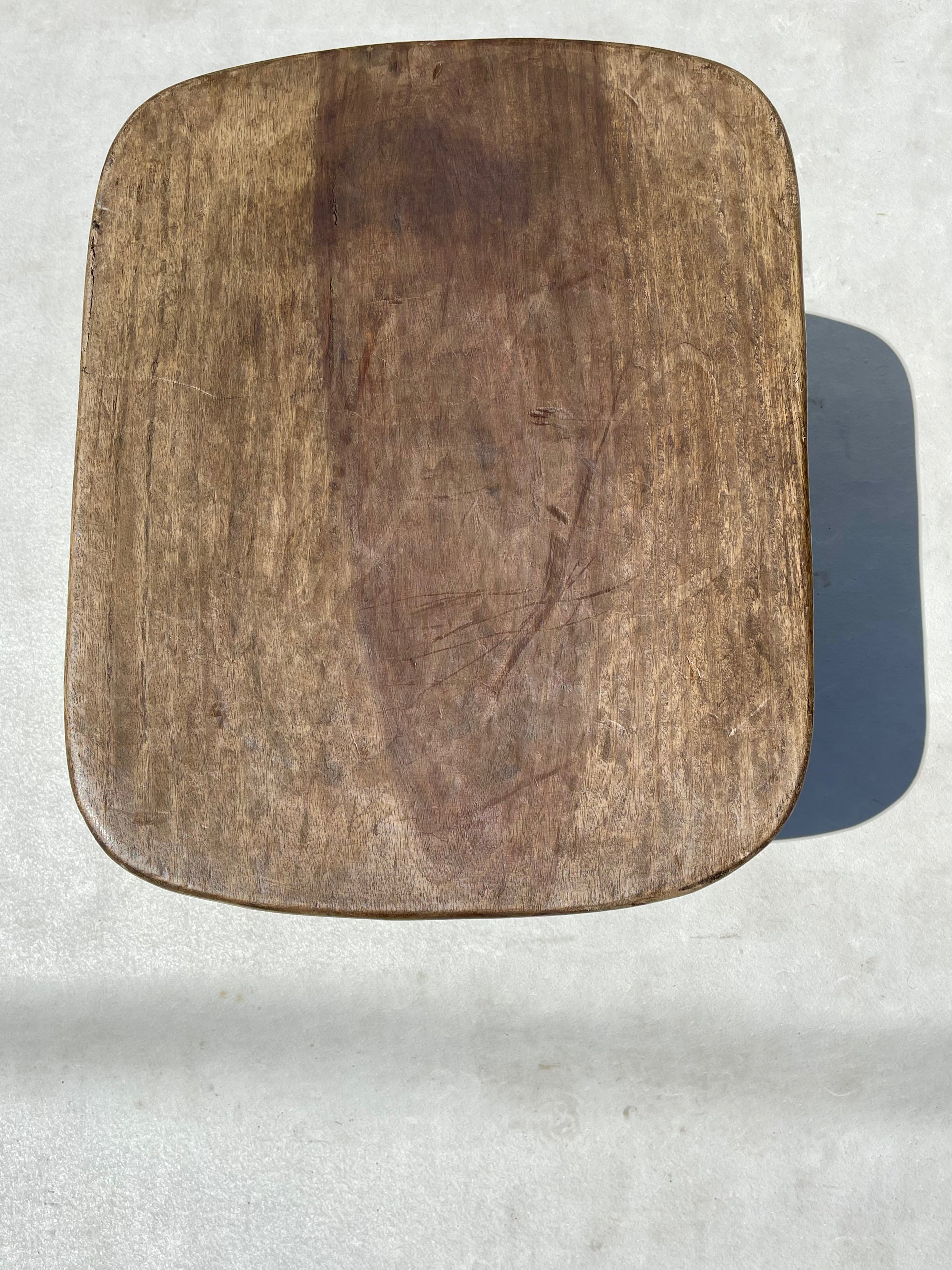 Large Vintage Senufo Stool/End Table from the Ivory Coast⁠⁠