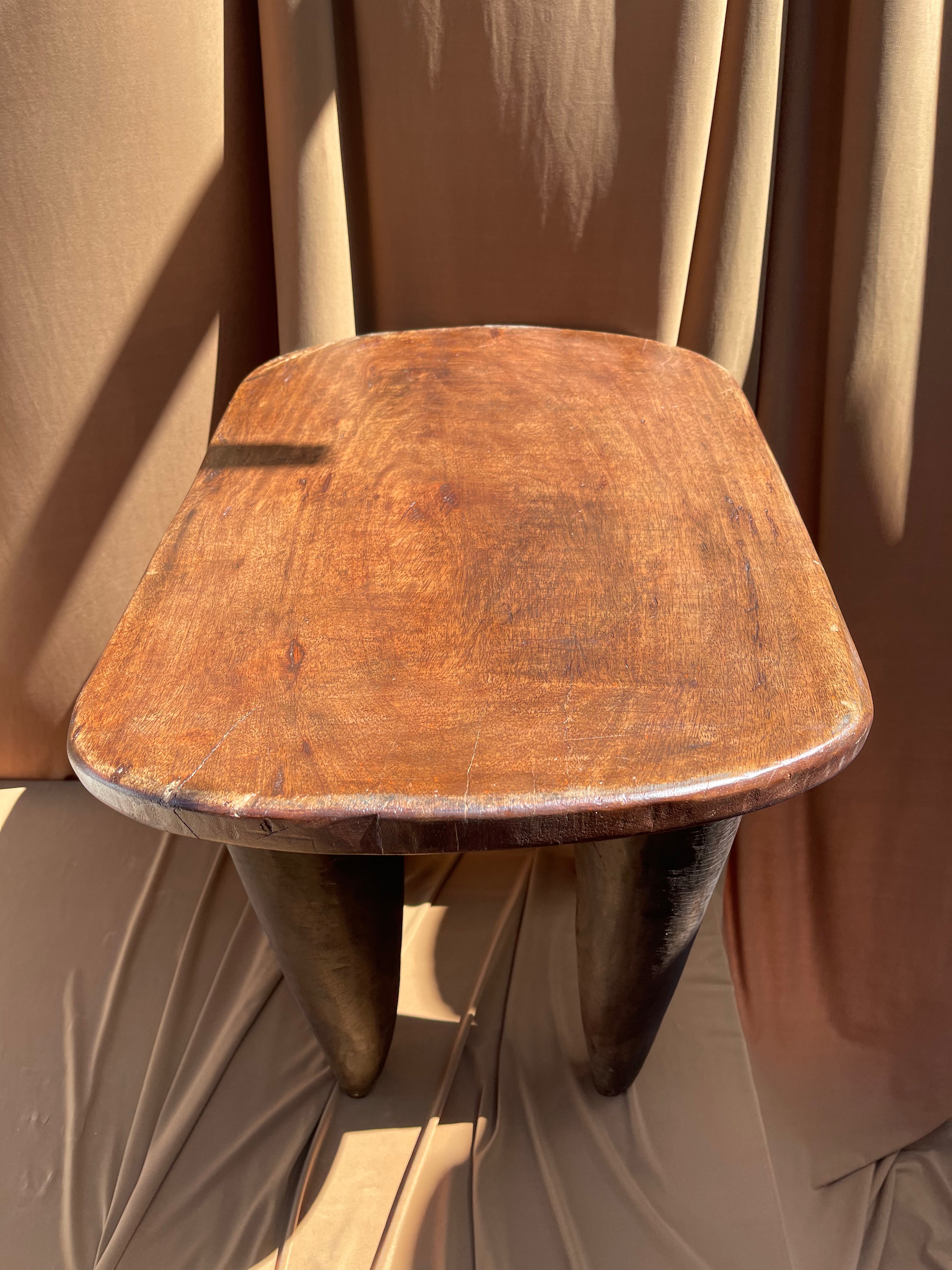 Large Vintage Senufo Stool/End Table from the Ivory Coast⁠⁠ • 05