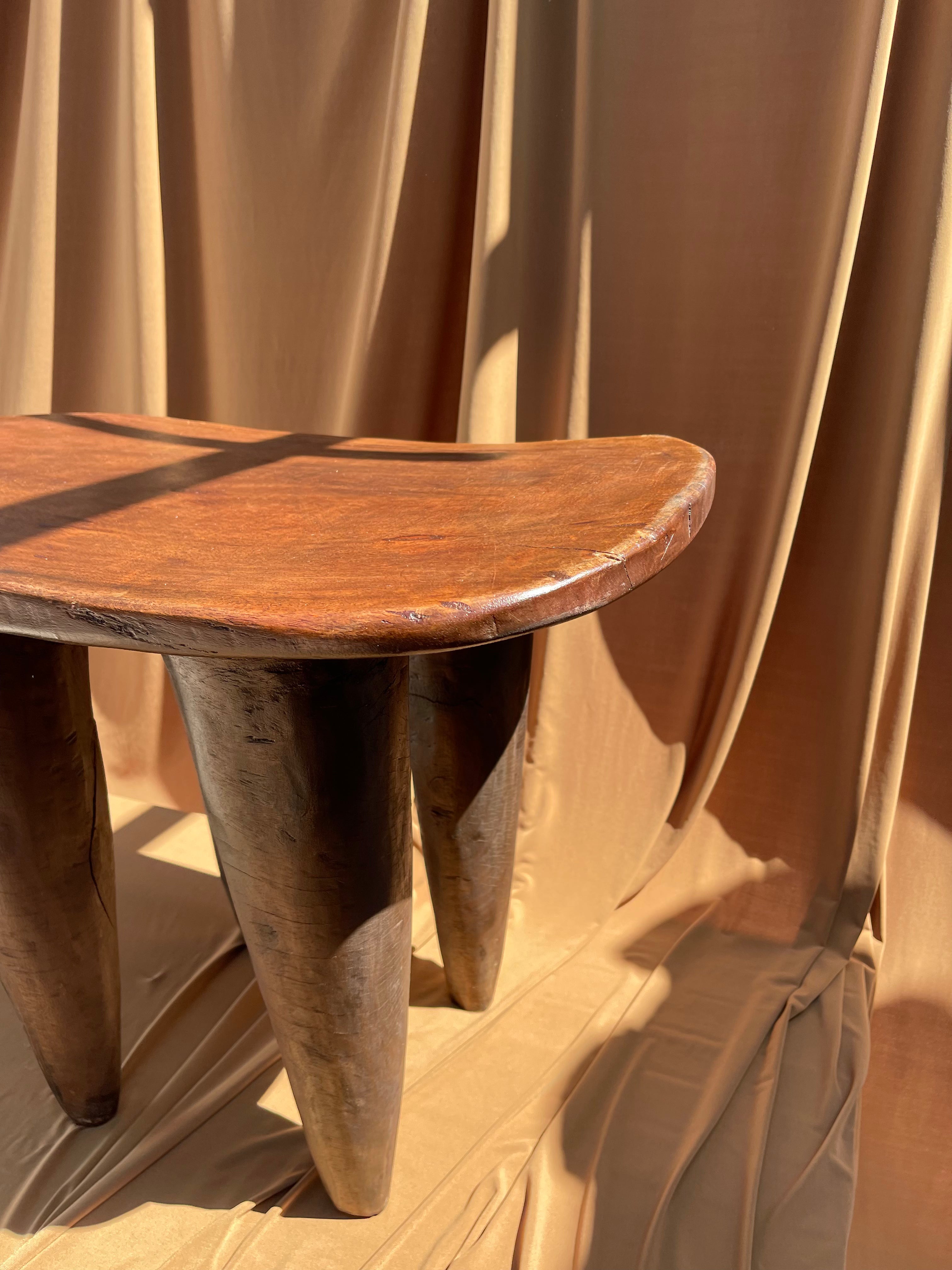 Large Vintage Senufo Stool/End Table from the Ivory Coast⁠⁠ • 05