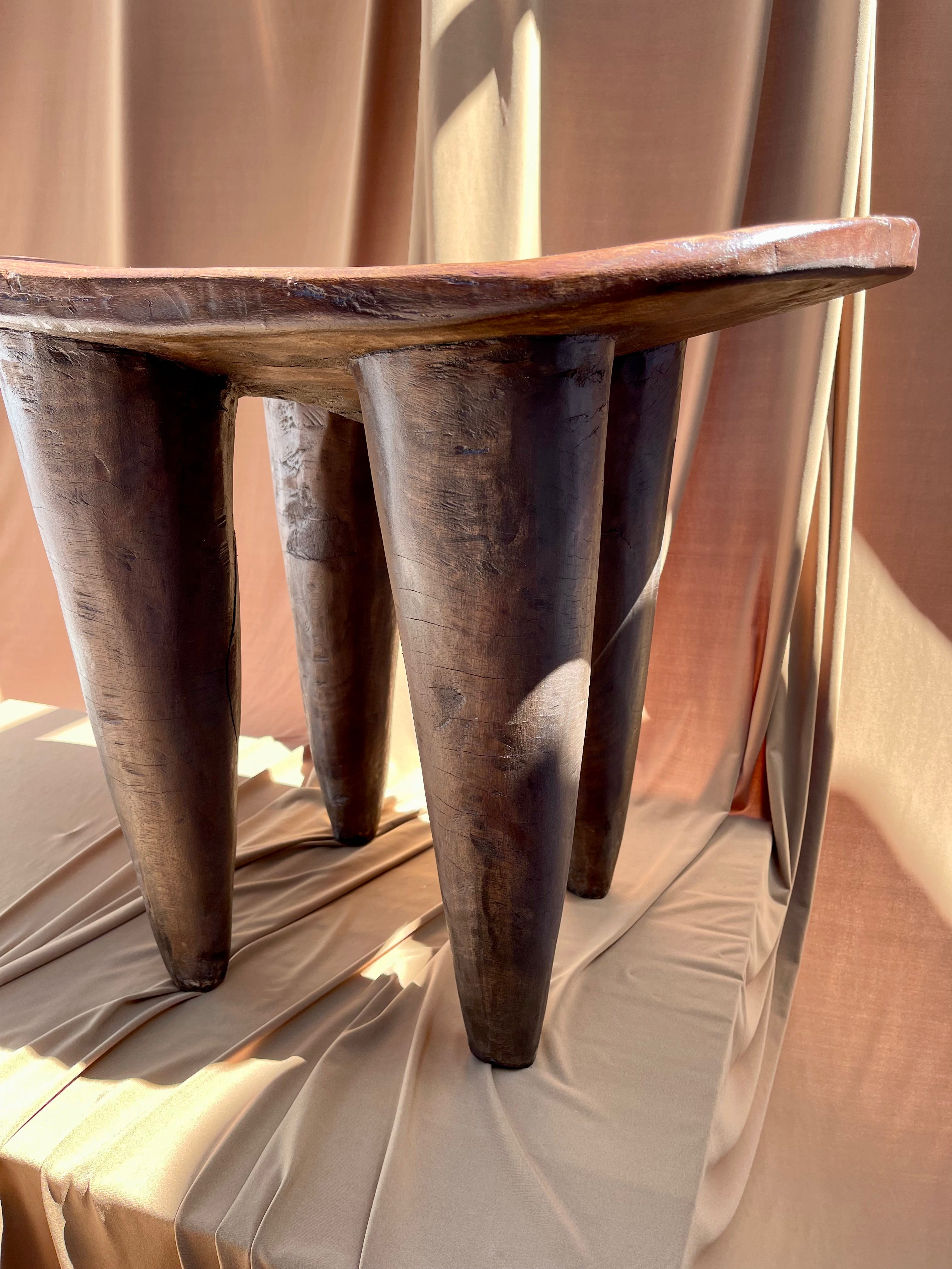 Large Vintage Senufo Stool/End Table from the Ivory Coast⁠⁠ • 05