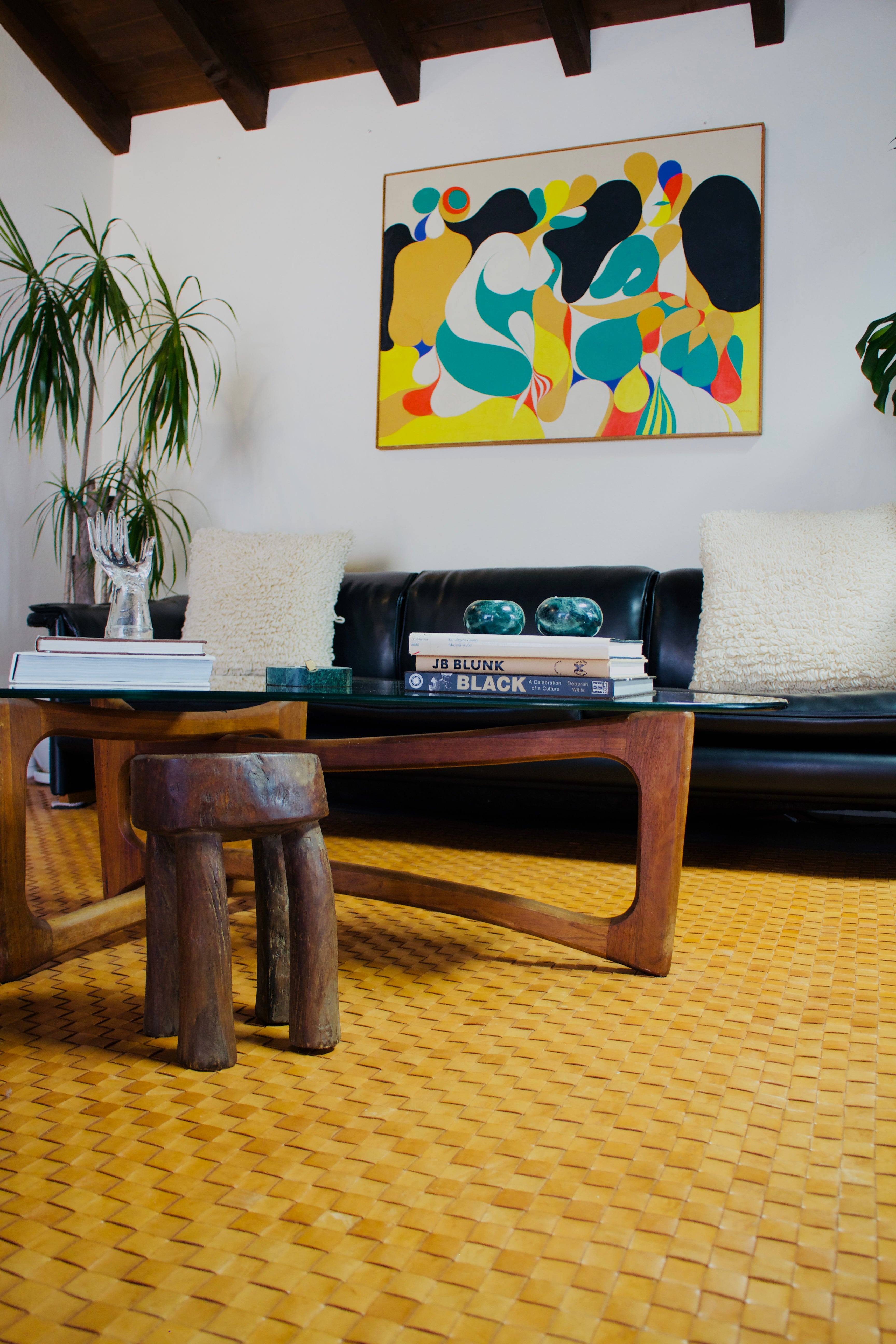 Green Italian Marble Ashtray • Vintage