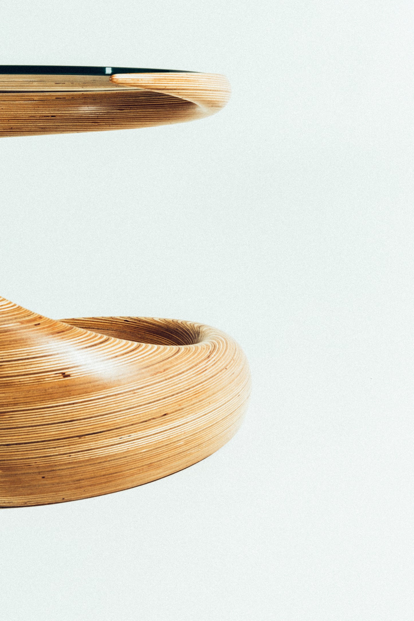 The Spiral Table⁠ by Rock Cross • Handmade in Hawaii 1987