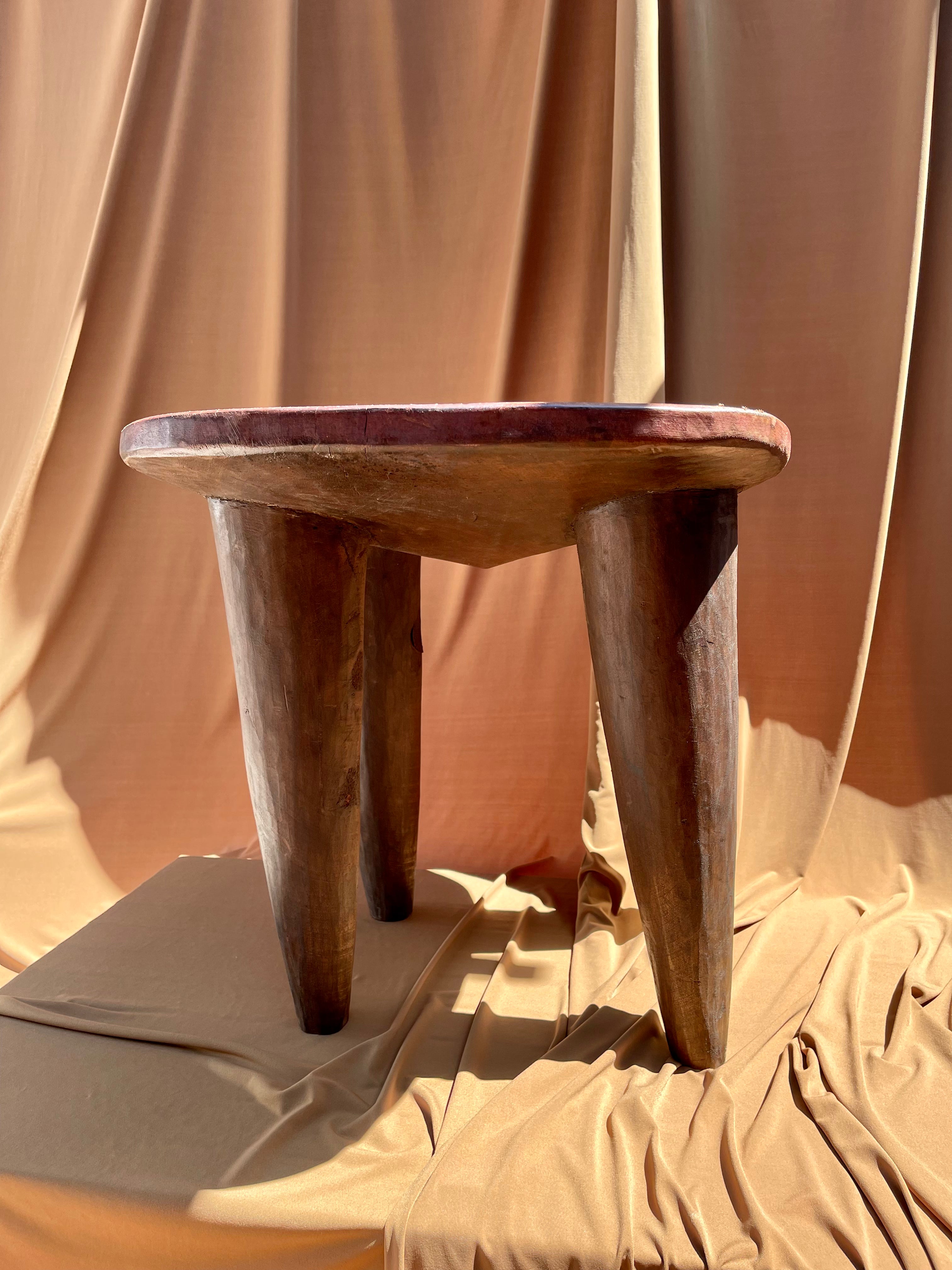 Large Vintage Senufo Stool/End Table from the Ivory Coast⁠⁠ • 03