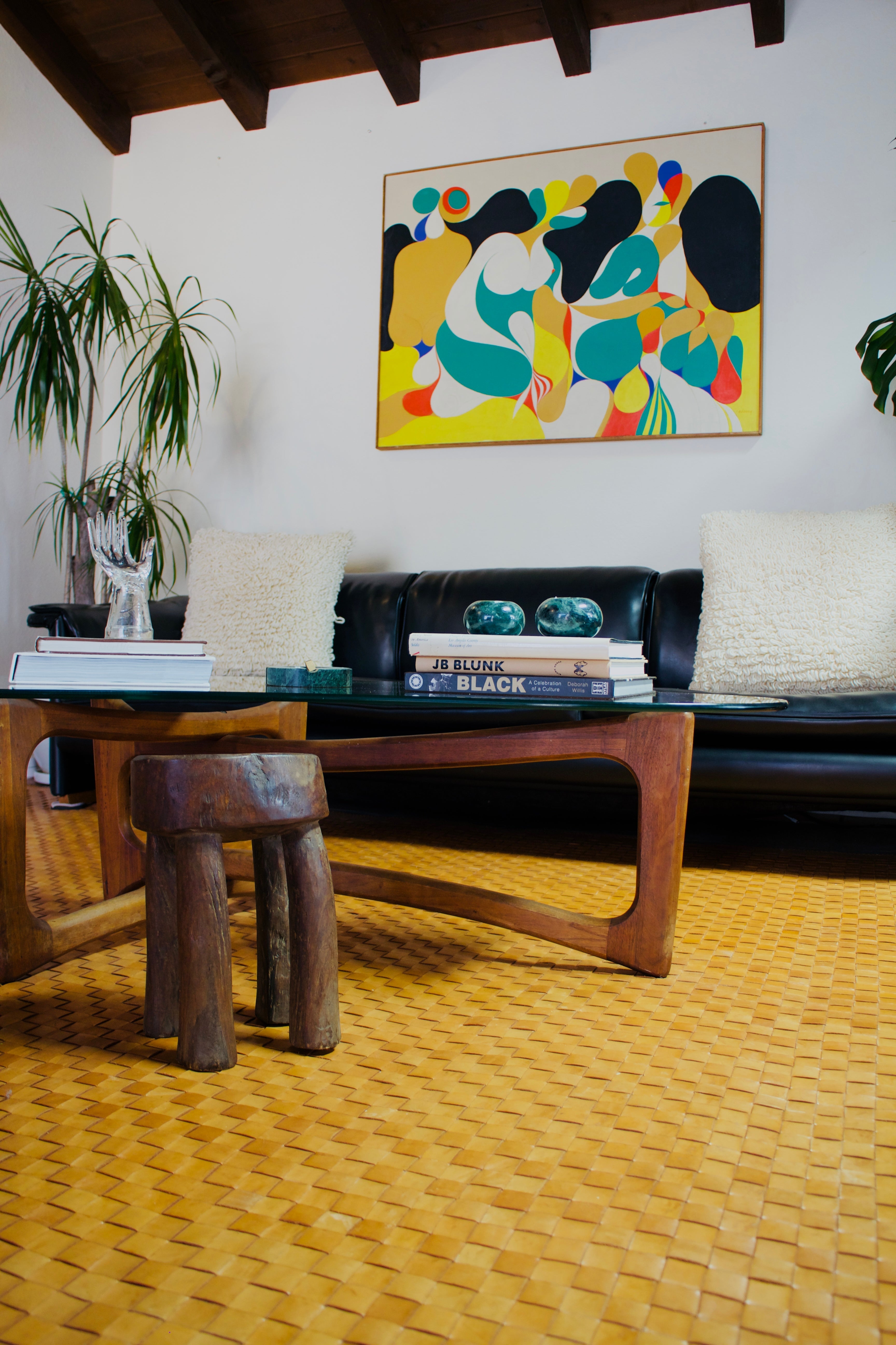 Green Italian Marble Candle Holders (pair) • Vintage