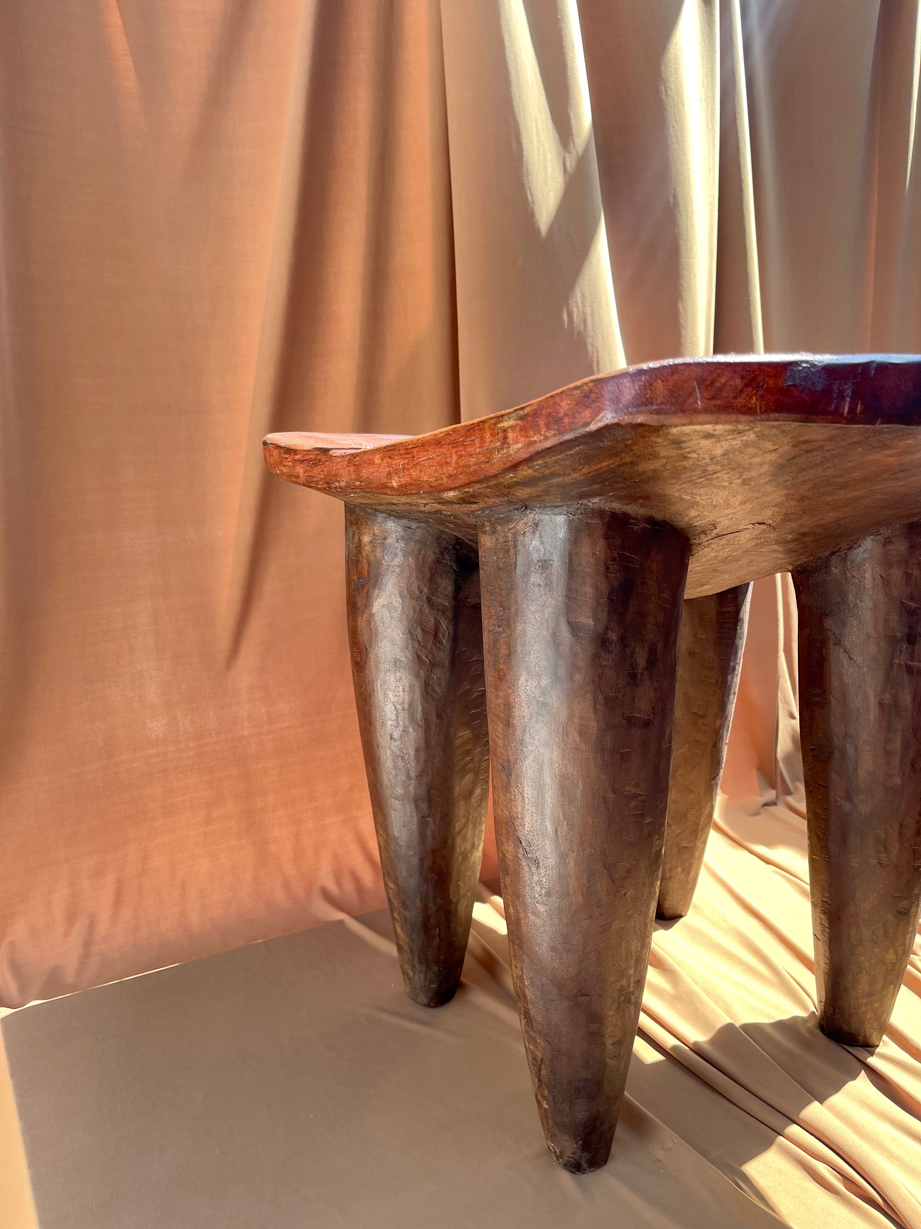 Large Vintage Senufo Stool/End Table from the Ivory Coast⁠⁠ • 04