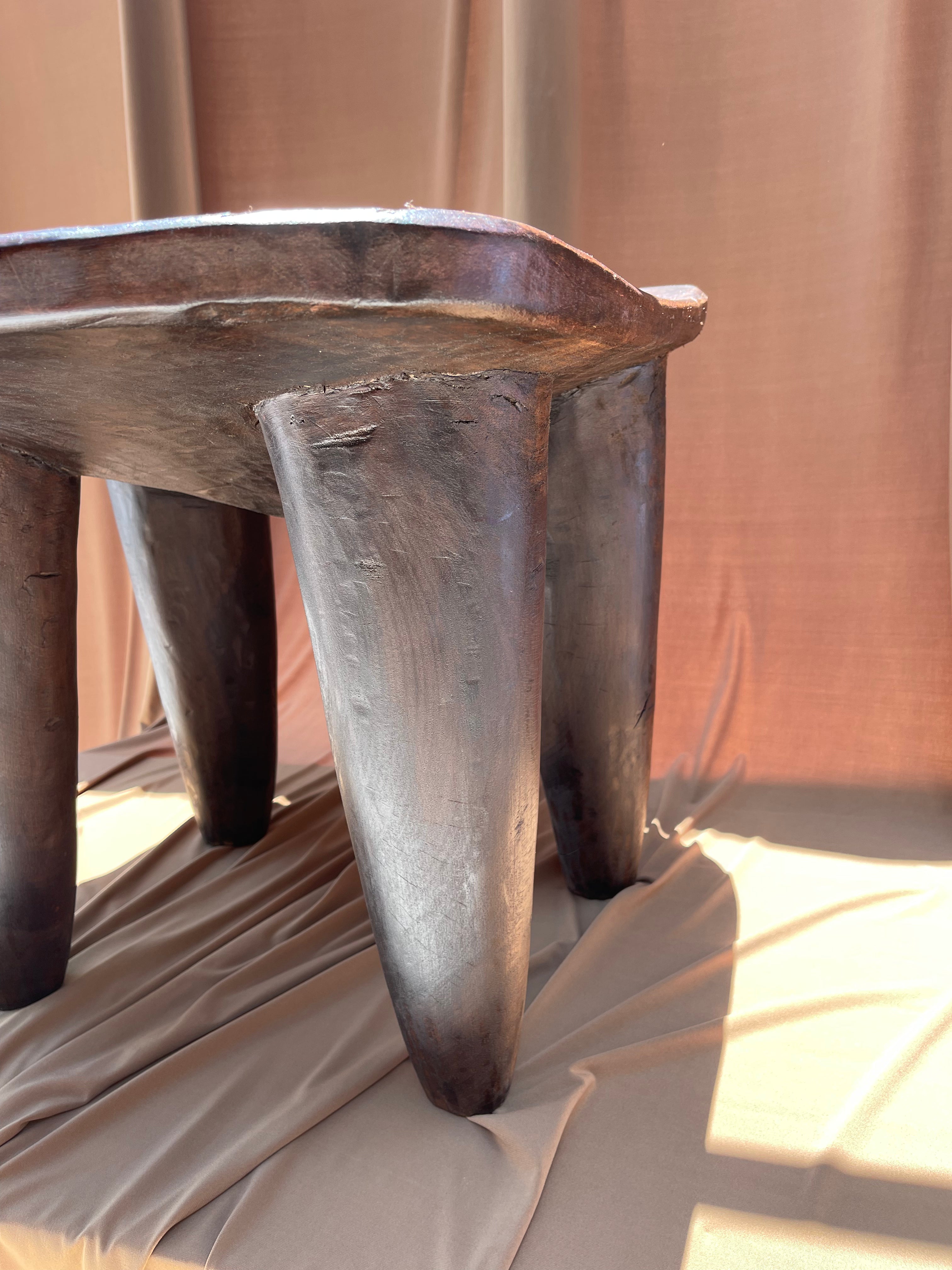 Large Vintage Senufo Stool/End Table from the Ivory Coast⁠⁠ • 02