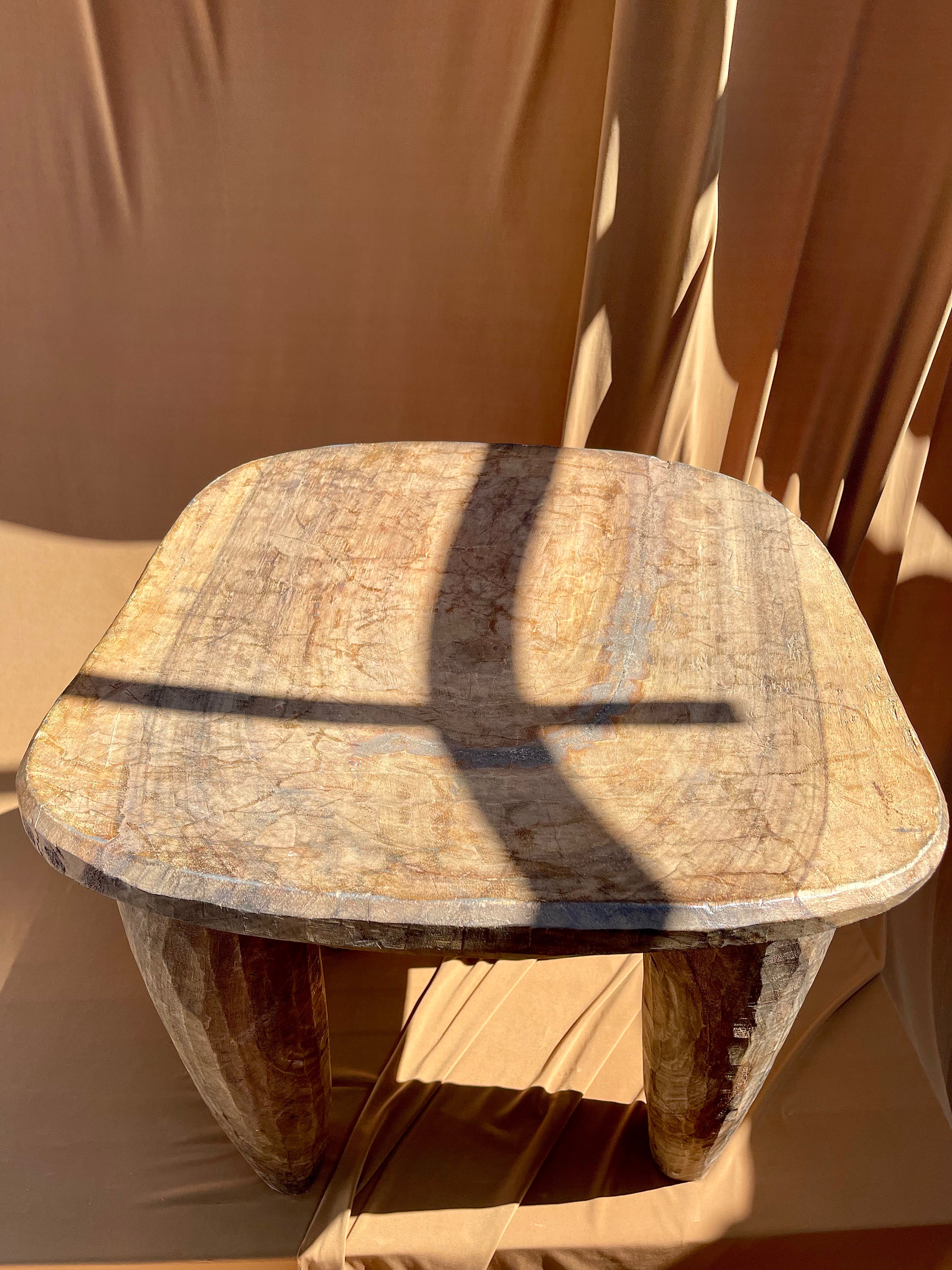 Large Vintage Senufo Stool/End Table from the Ivory Coast⁠⁠ • 01