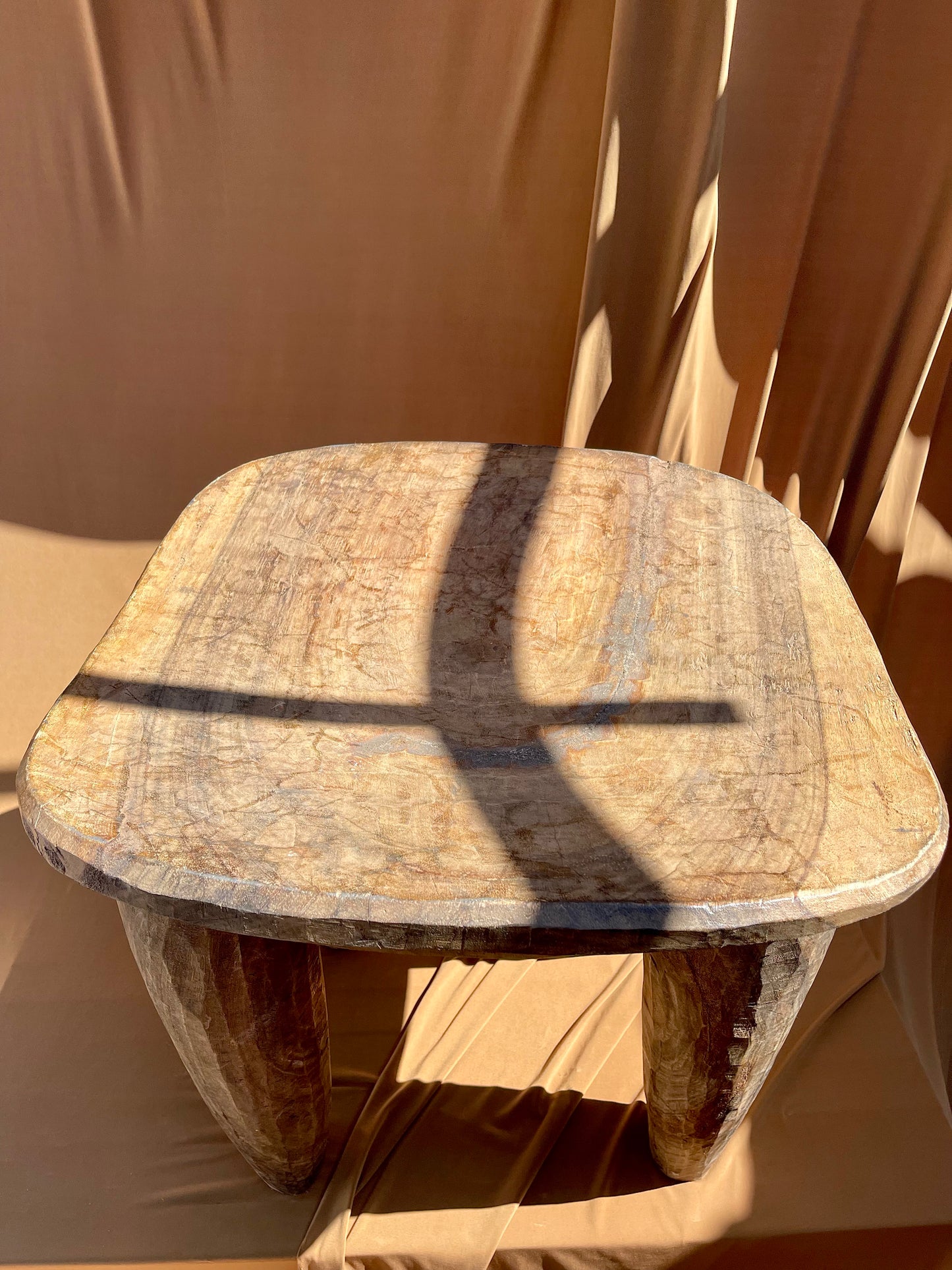 Large Vintage Senufo Stool/End Table from the Ivory Coast⁠⁠ • 01