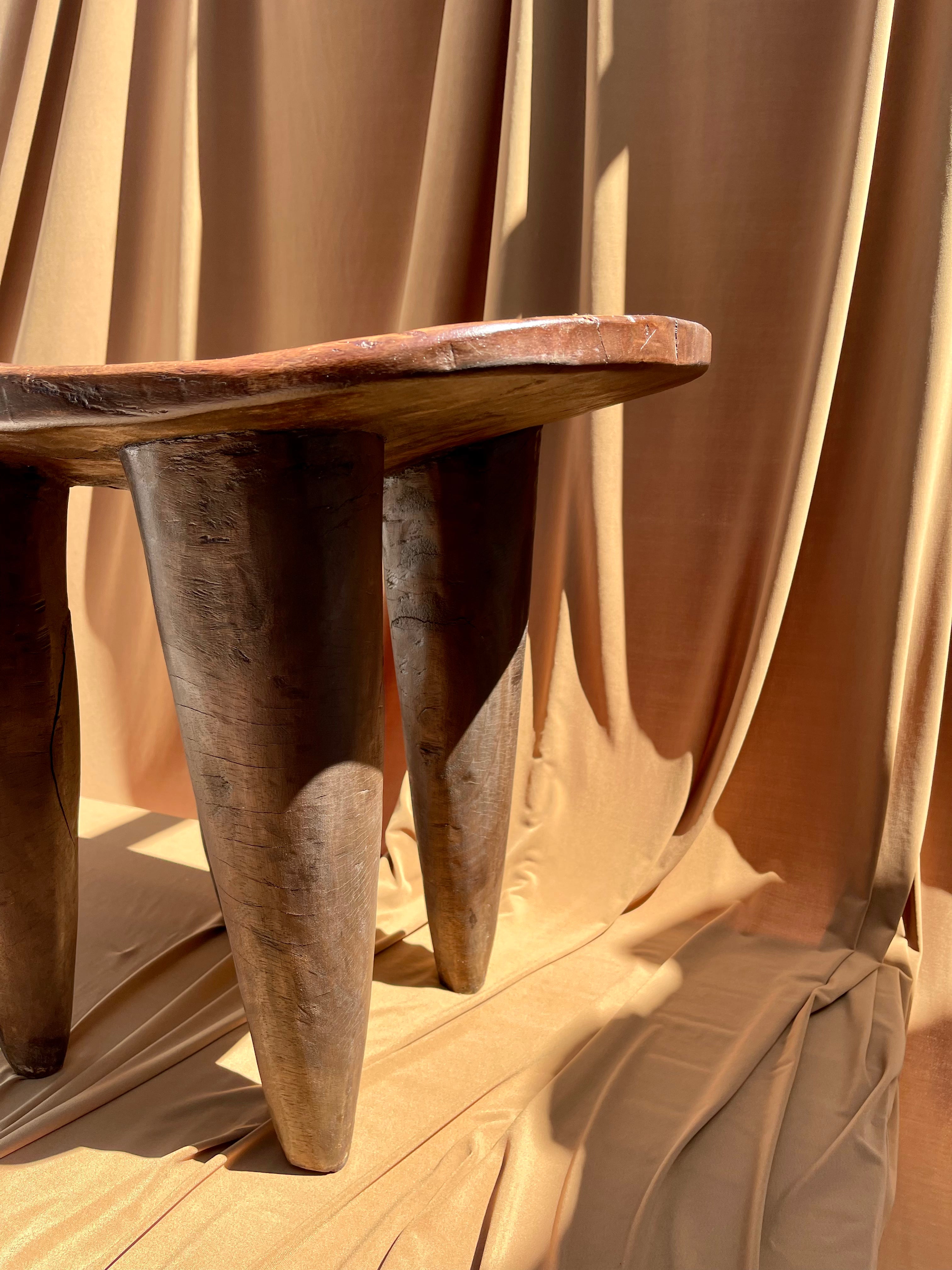 Large Vintage Senufo Stool/End Table from the Ivory Coast⁠⁠ • 05