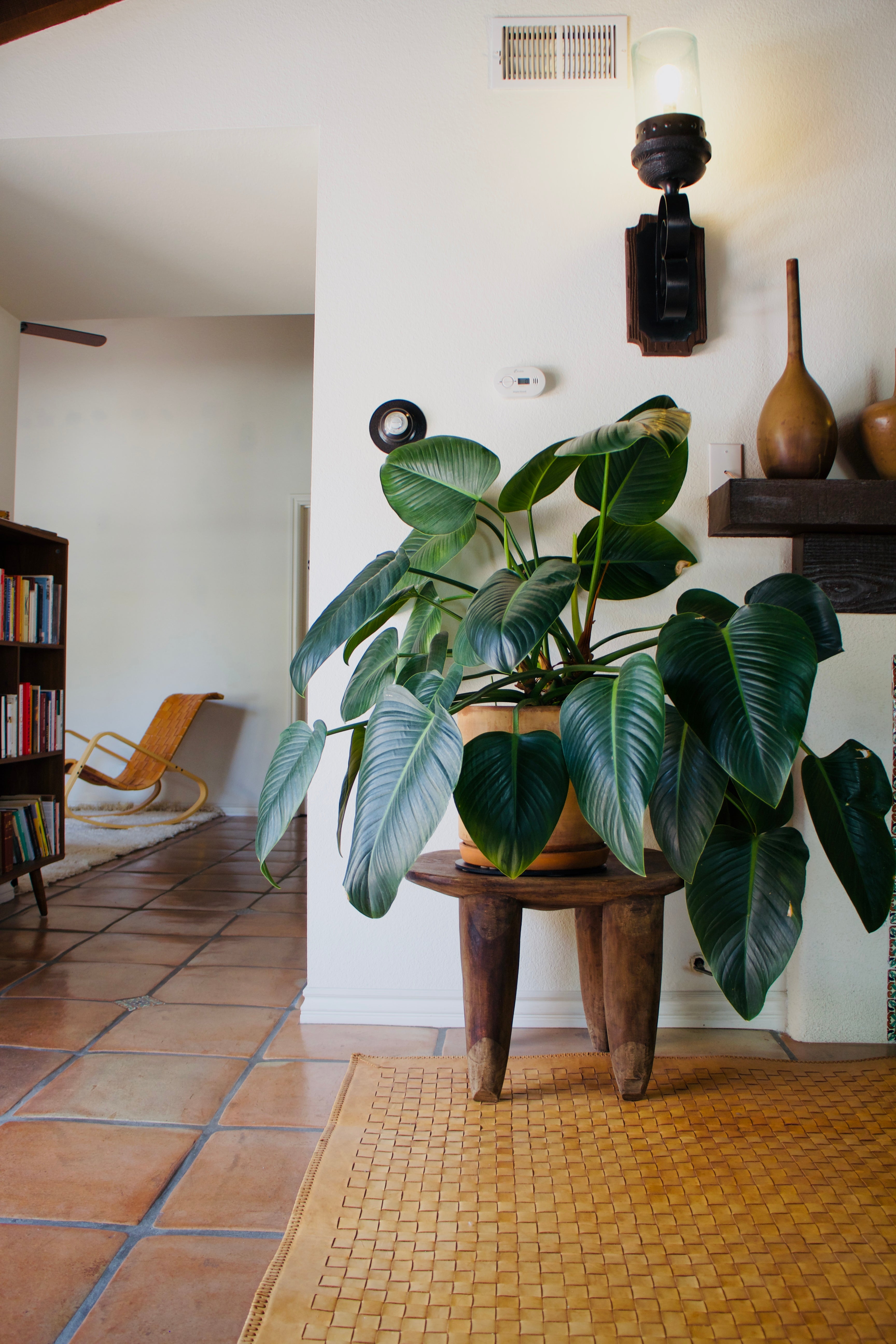 Luigi Crassevig ‘Dondolo’ Rocking Chair for Crassevig 1970, Bentwood & Woven Leather