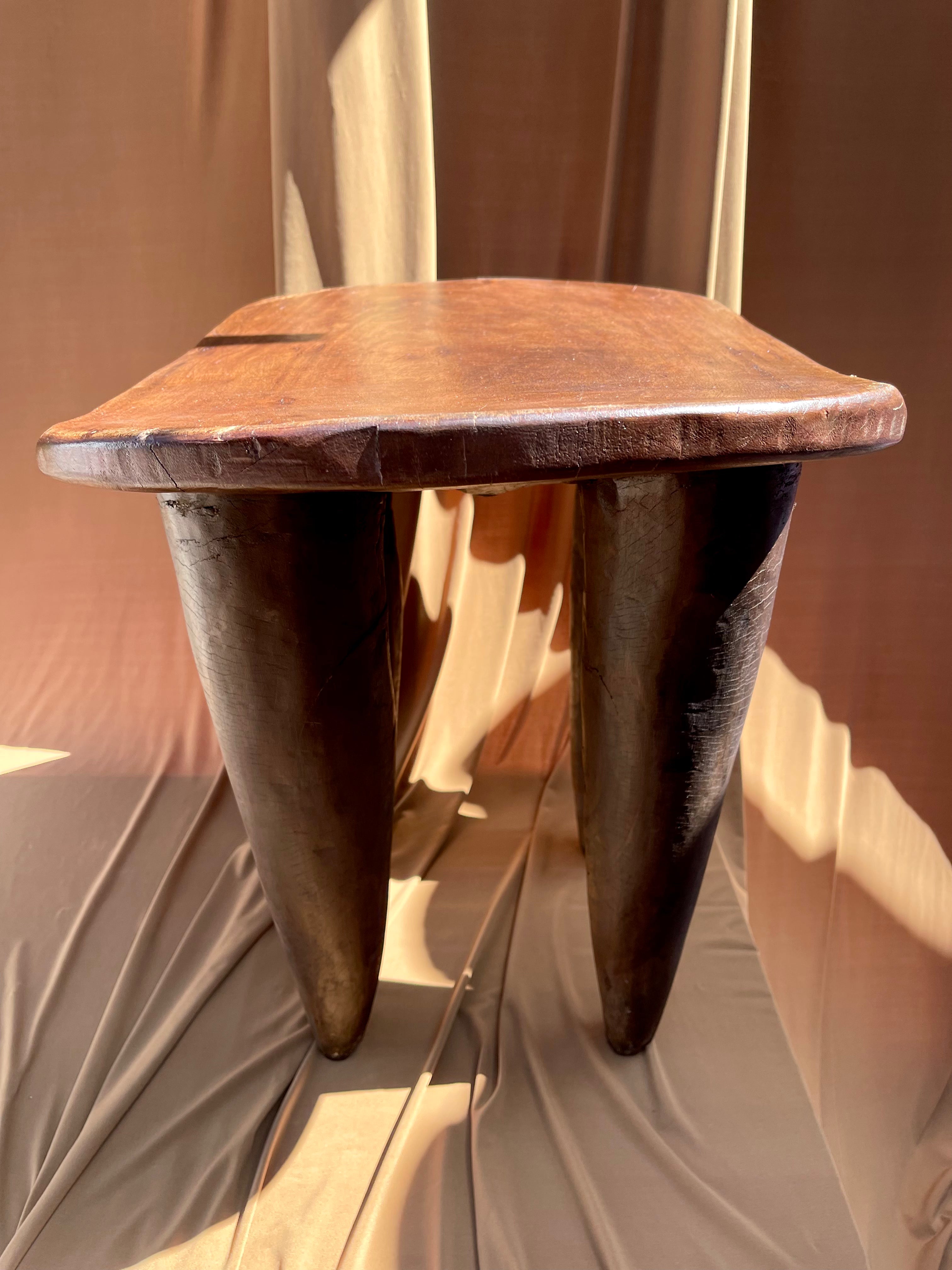 Large Vintage Senufo Stool/End Table from the Ivory Coast⁠⁠ • 05