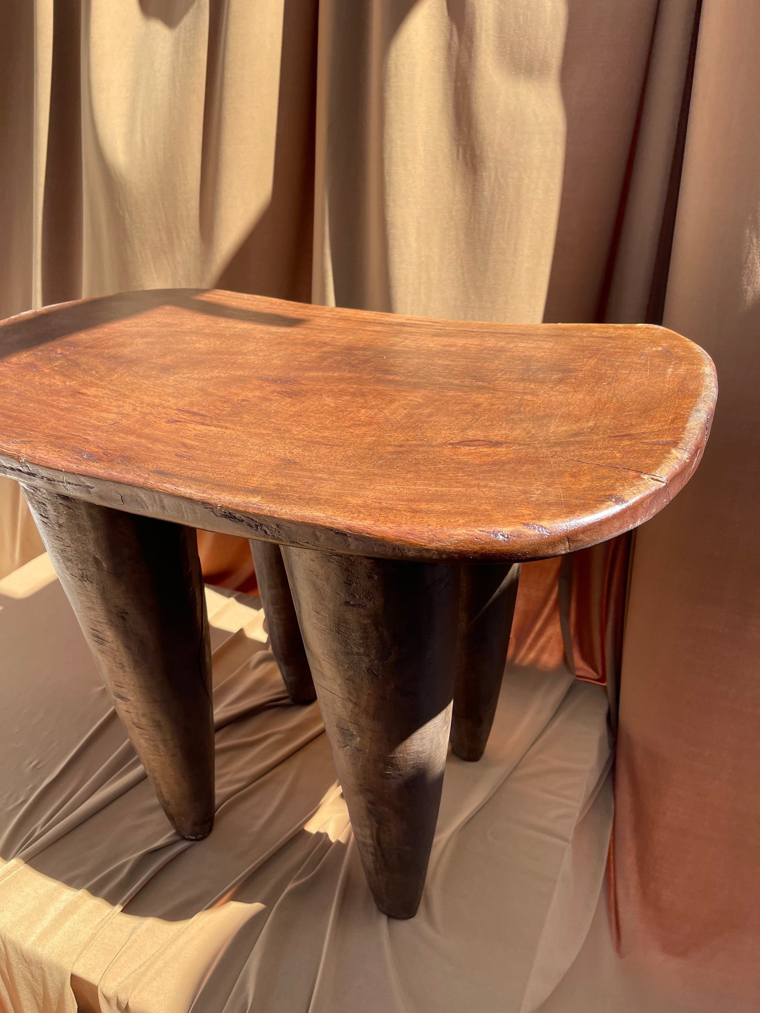 Large Vintage Senufo Stool/End Table from the Ivory Coast⁠⁠ • 05