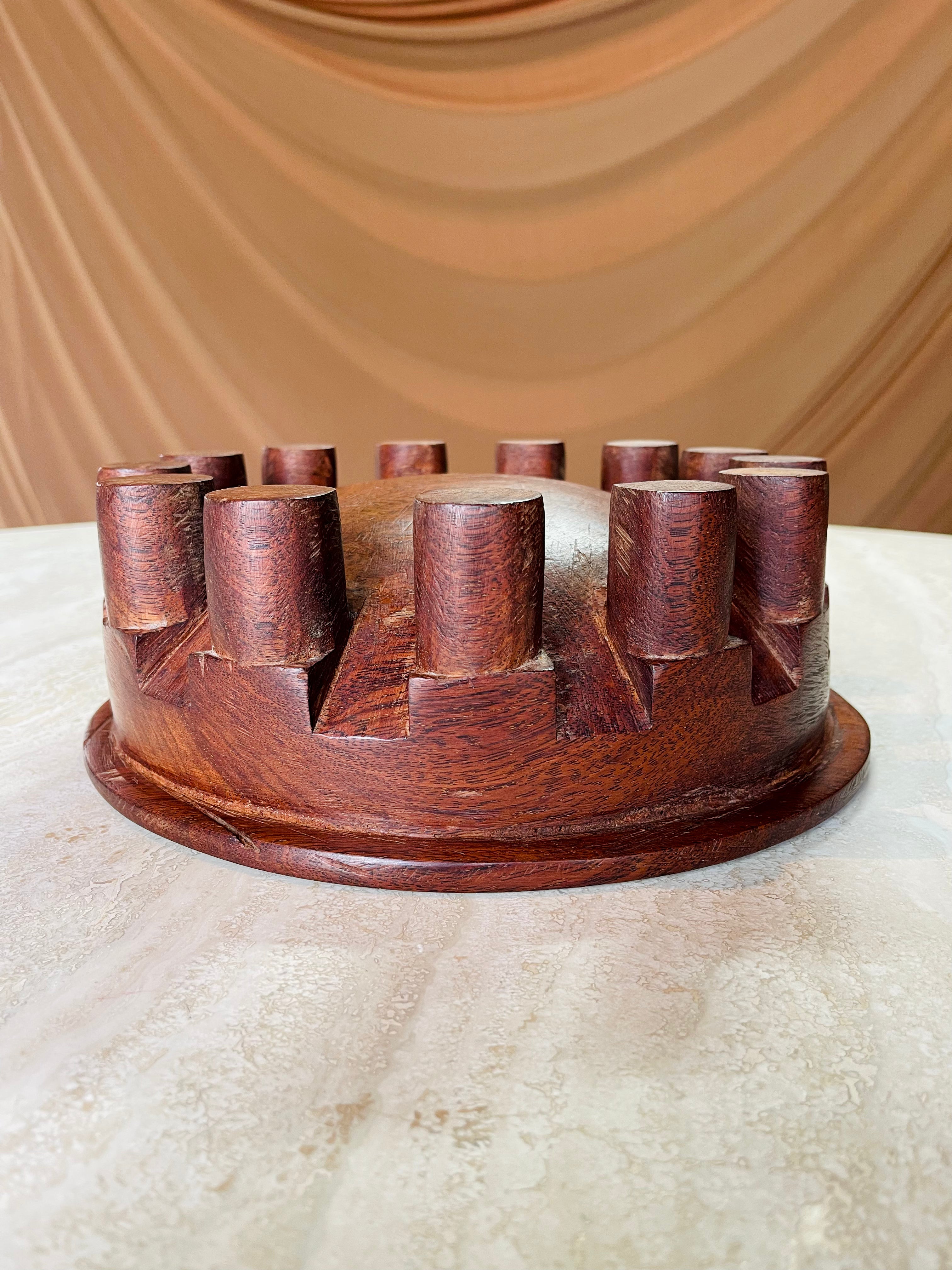 Rare Polynesian Kava Bowl Hand-carved in early 1900s • 02