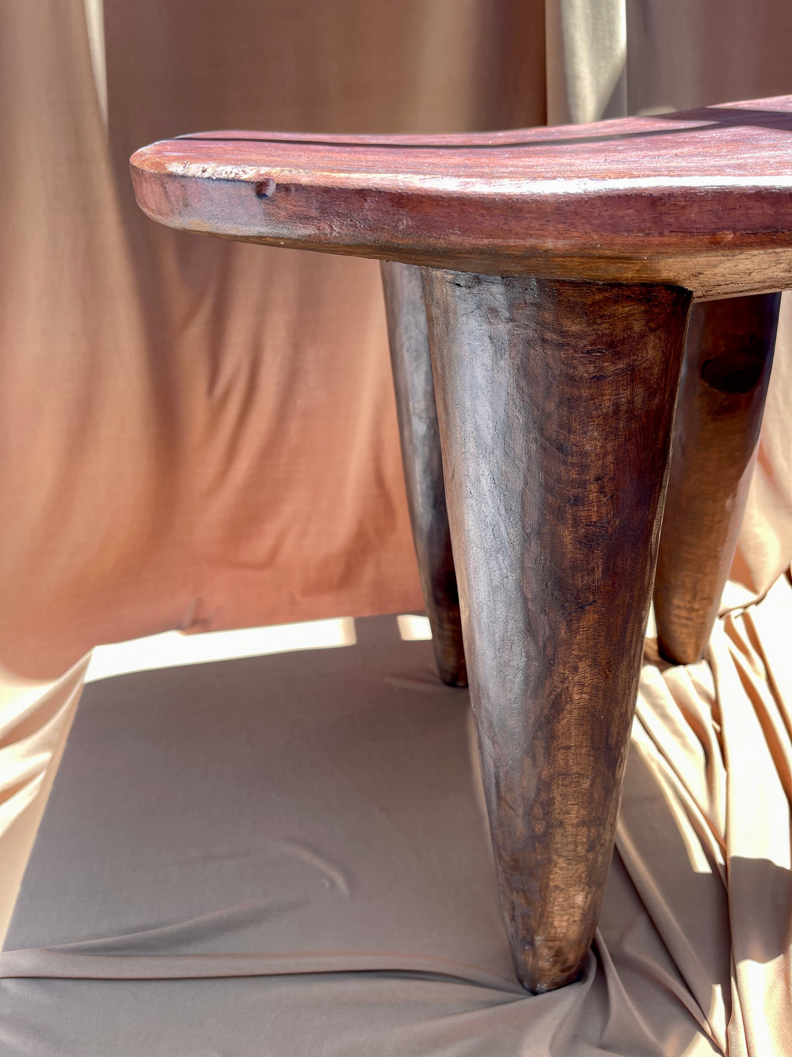 Large Vintage Senufo Stool/End Table from the Ivory Coast⁠⁠ • 03