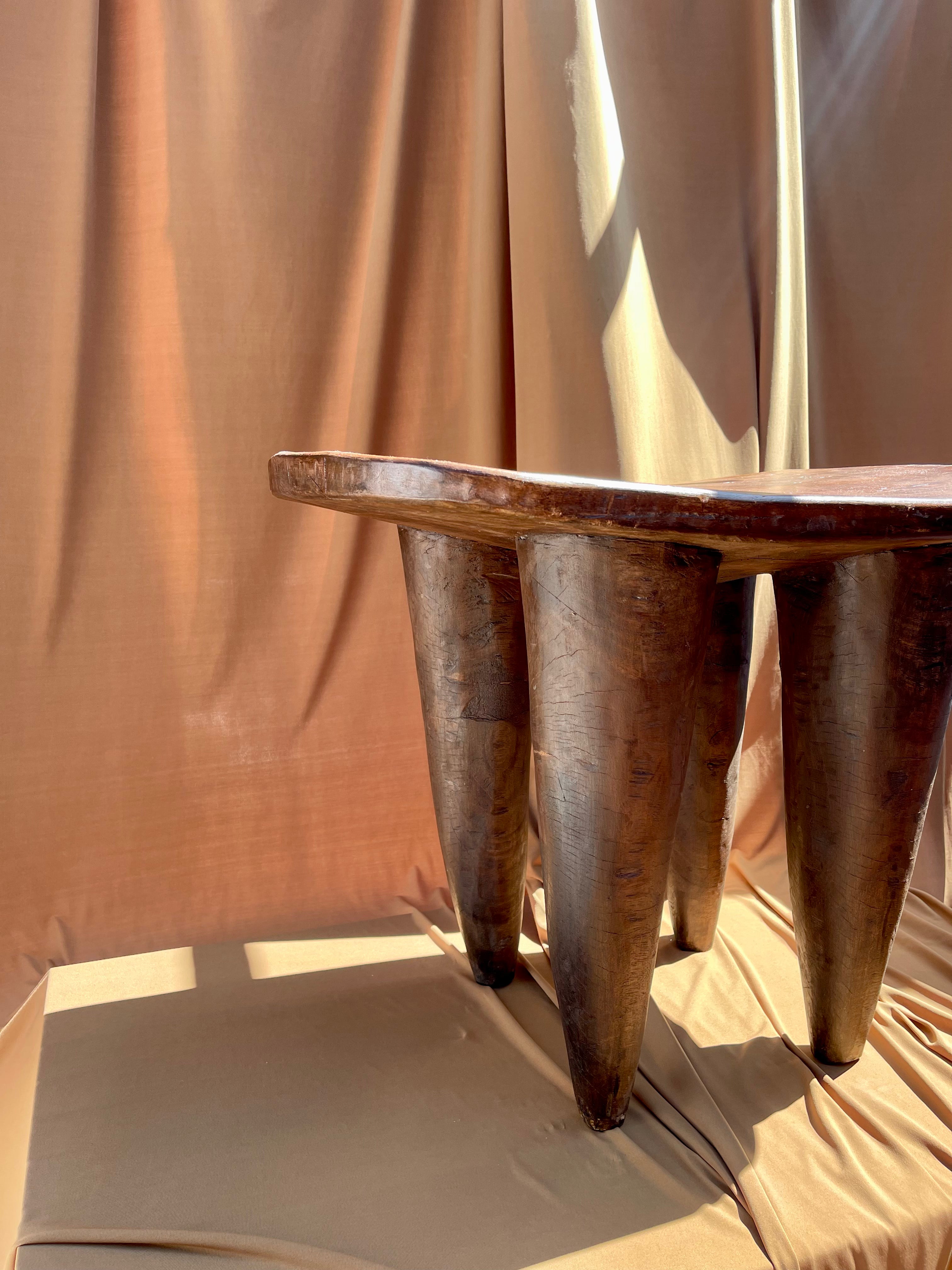 Large Vintage Senufo Stool/End Table from the Ivory Coast⁠⁠ • 05