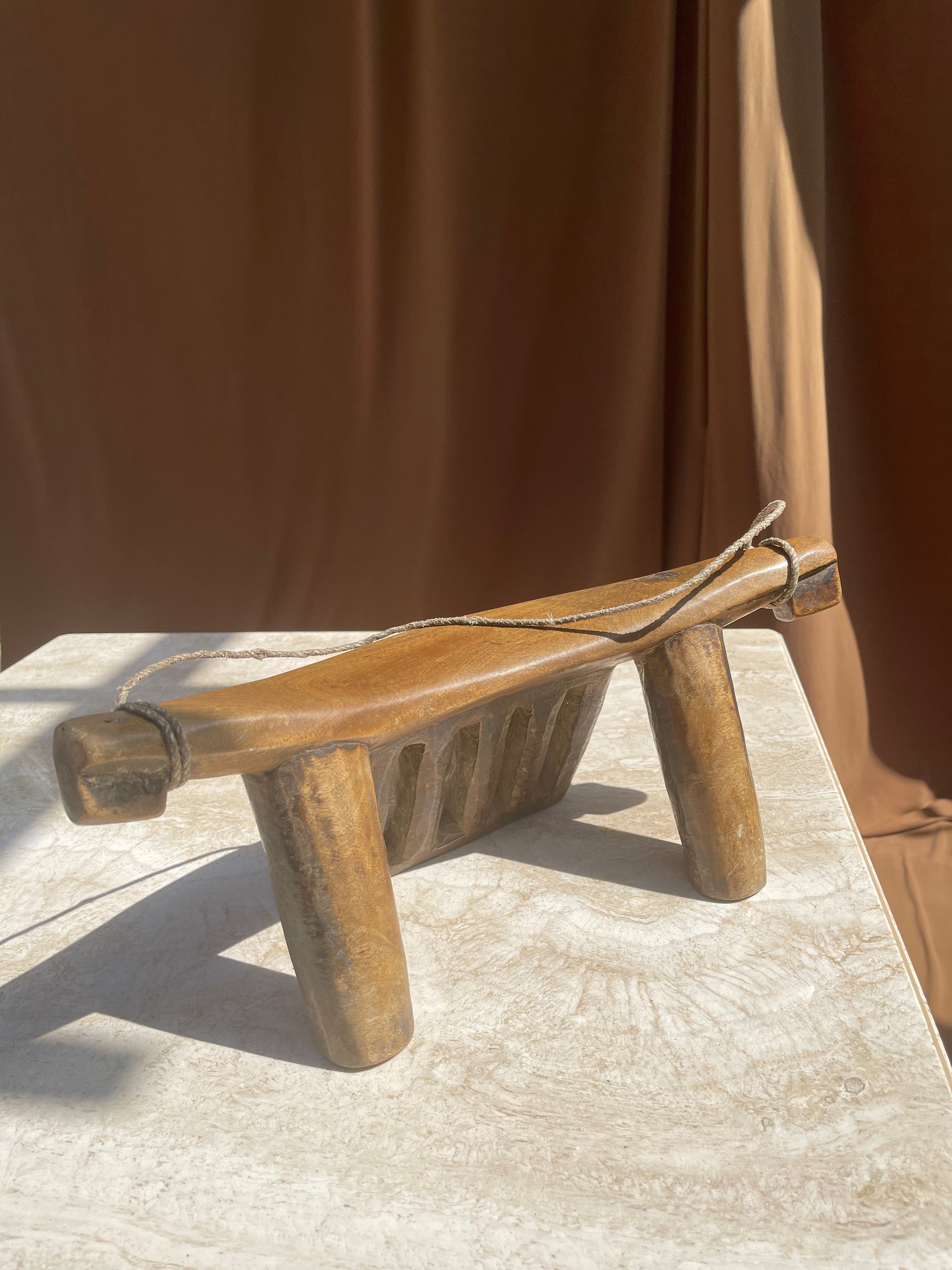 Antique Hand-carved Lobi Stool 02