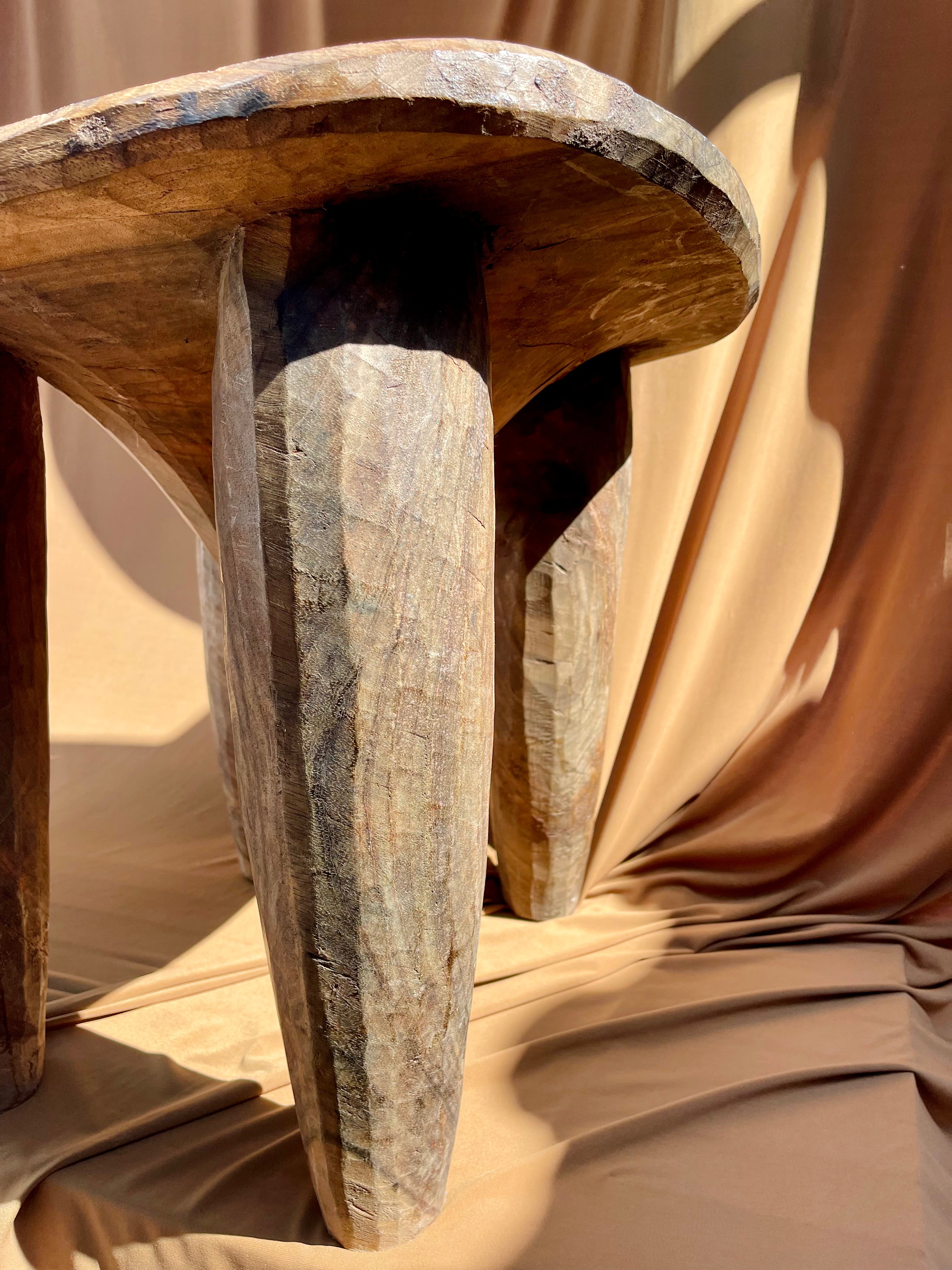 Large Vintage Senufo Stool/End Table from the Ivory Coast⁠⁠ • 01