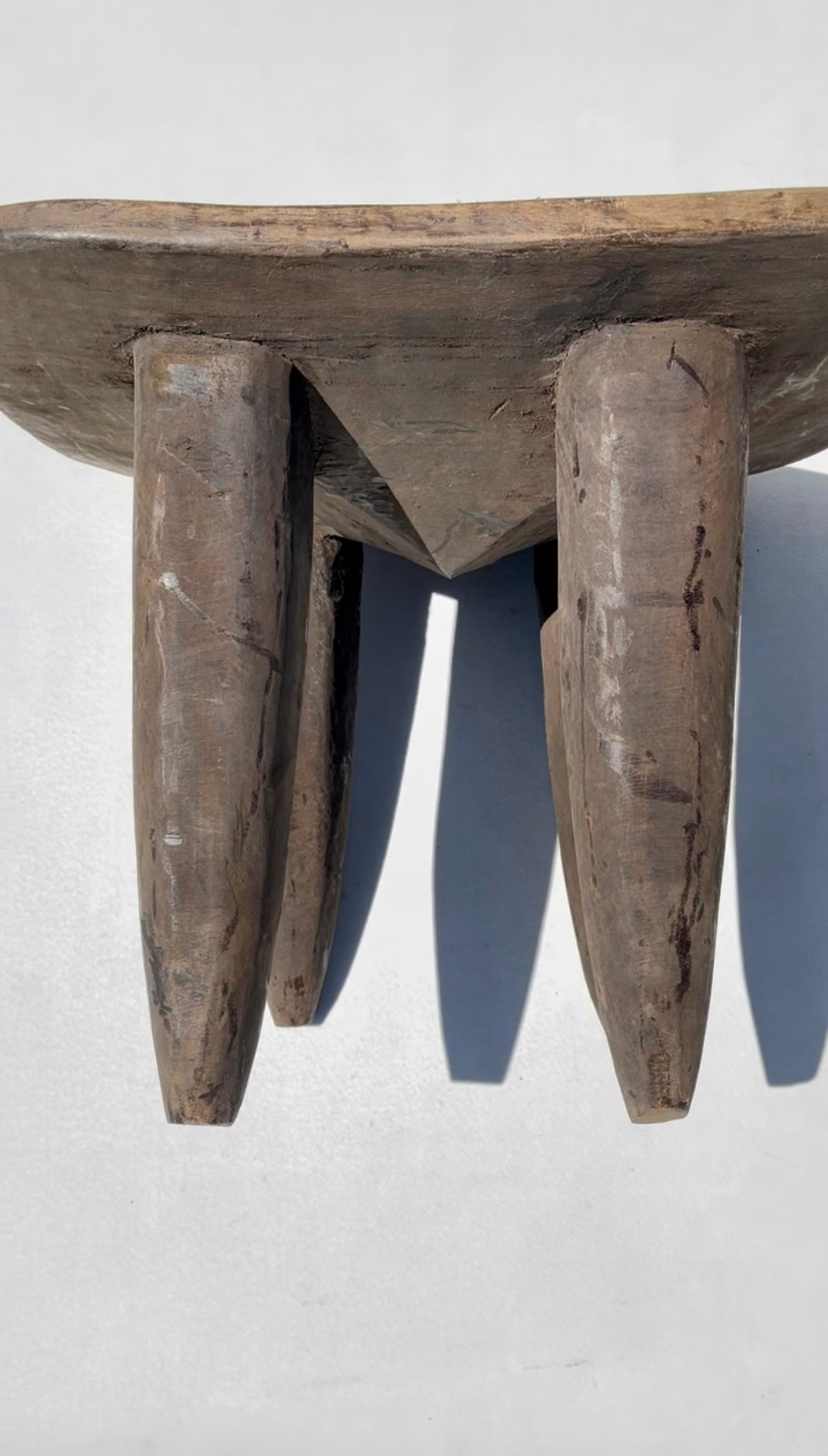 Large Vintage Senufo Stool/End Table from the Ivory Coast⁠⁠