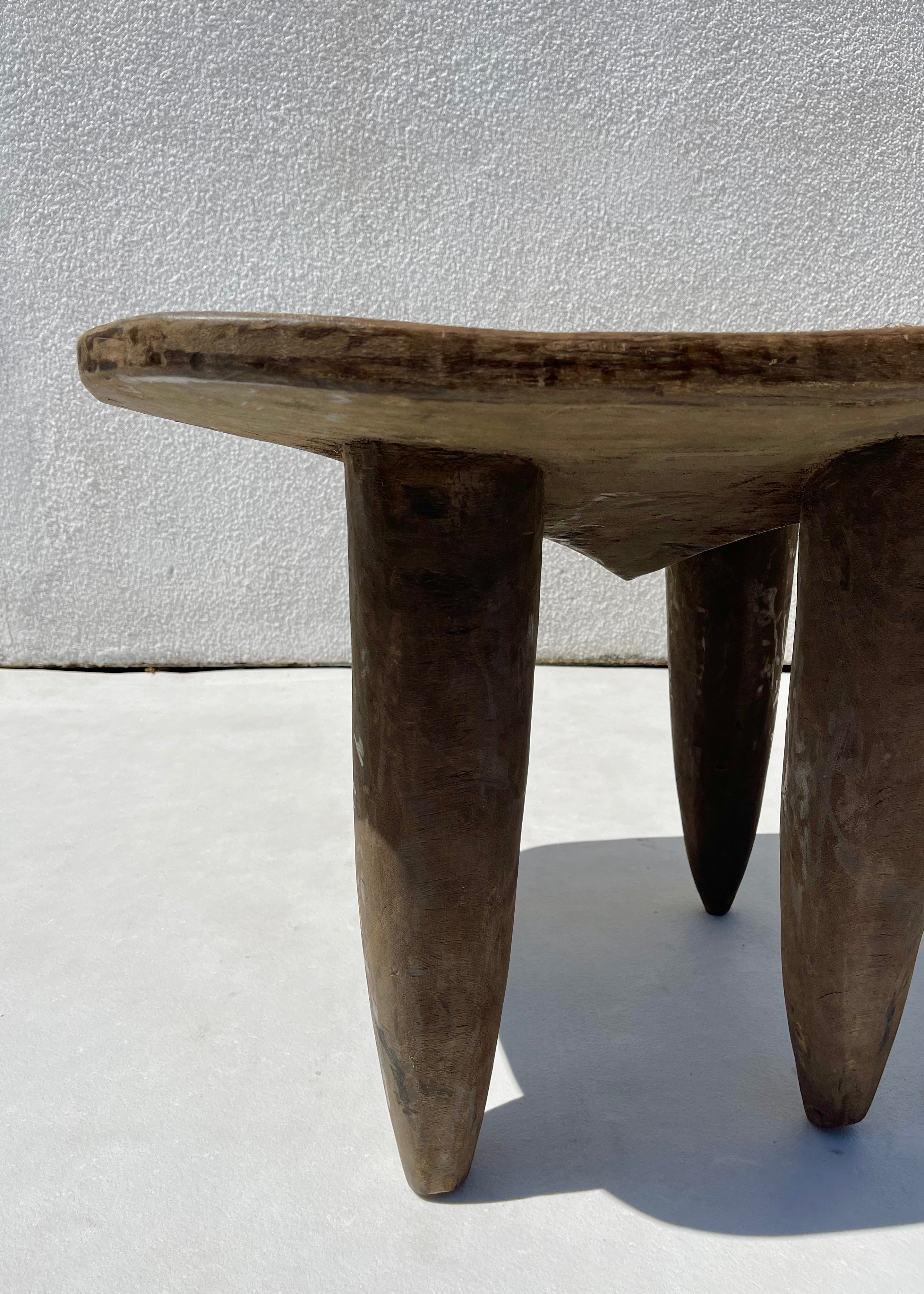 Large Vintage Senufo Stool/End Table from the Ivory Coast⁠⁠