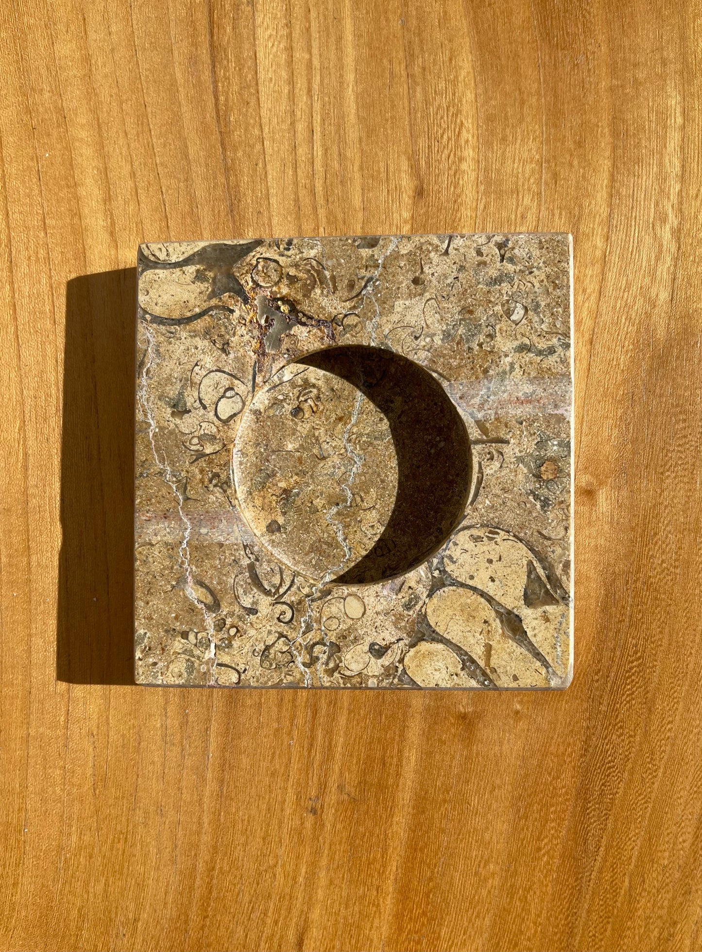Sand Marble Ashtray • Vintage