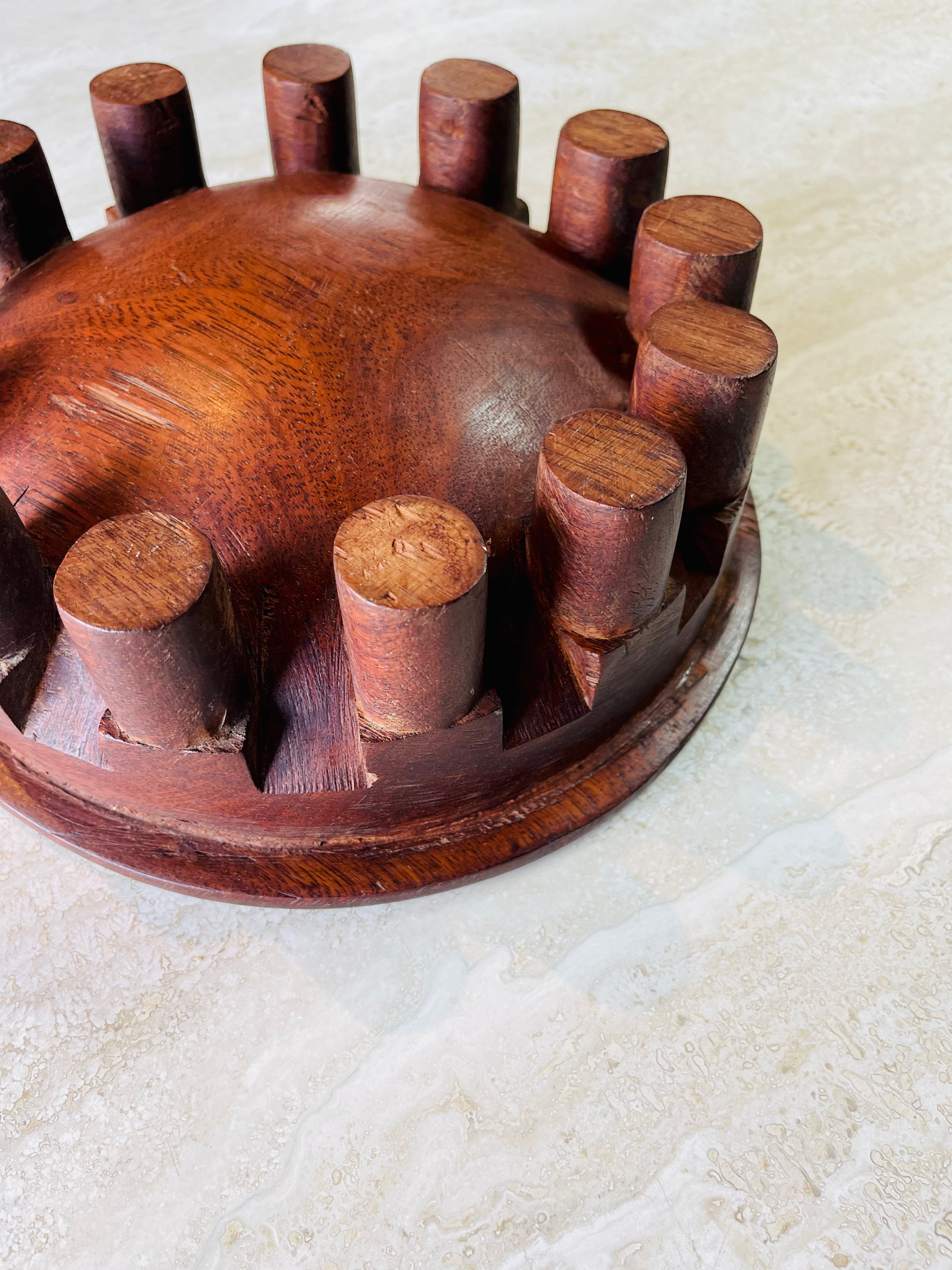 Rare Polynesian Kava Bowl Hand-carved in early 1900s • 02